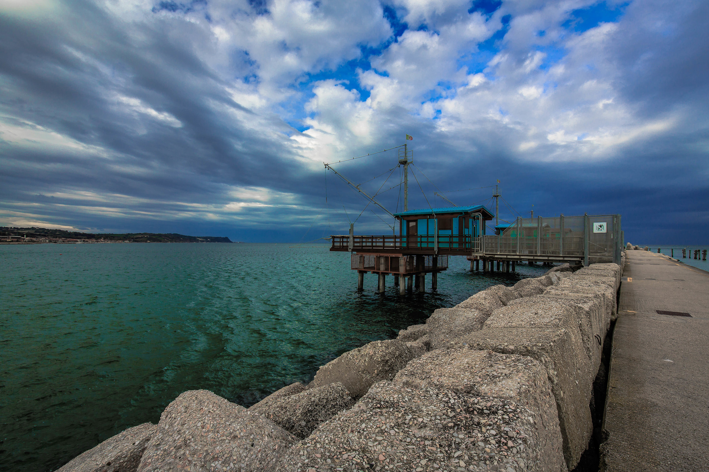 Fano - Trabocchi to the west pier