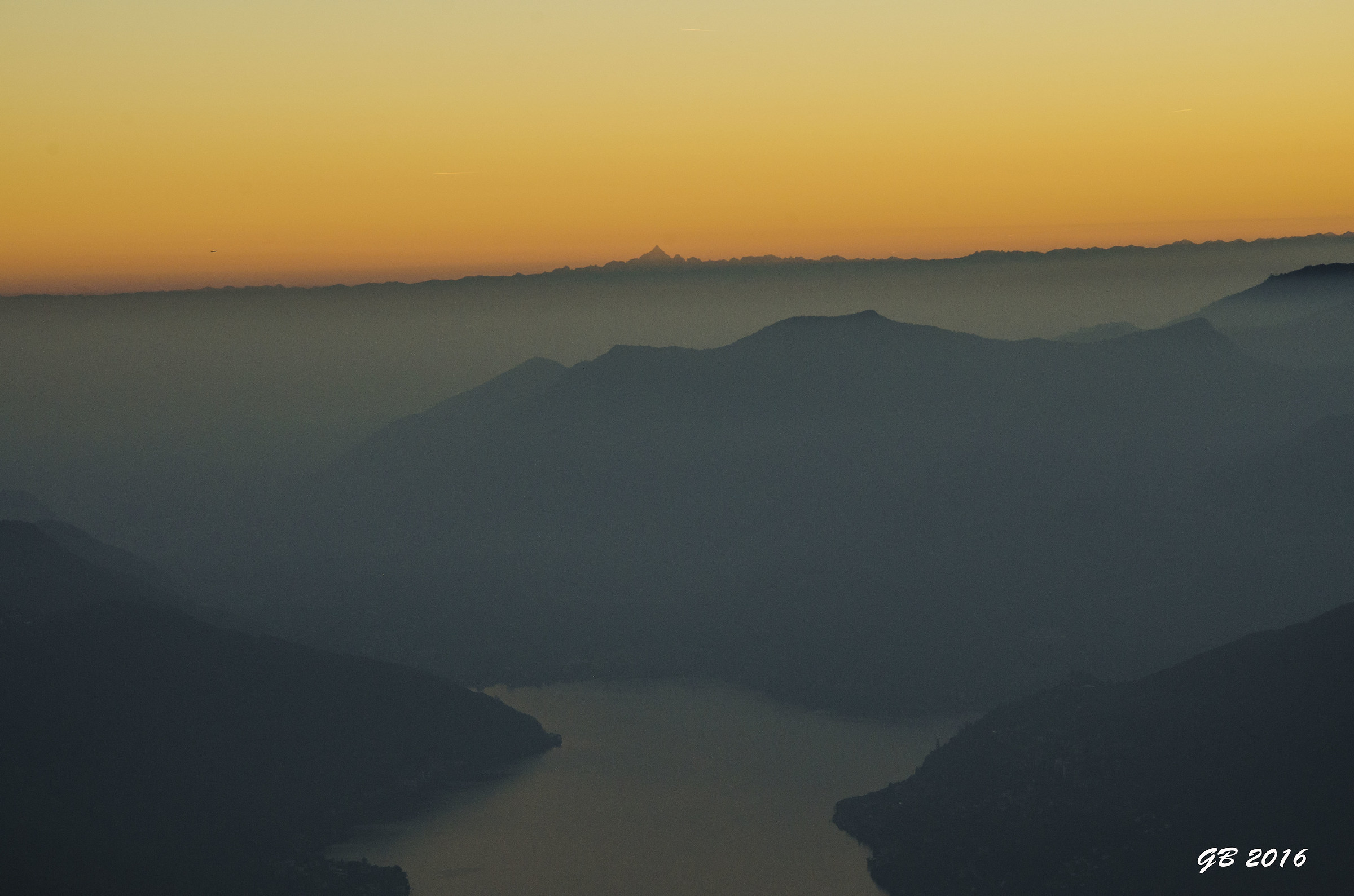 tramonto sul Monviso