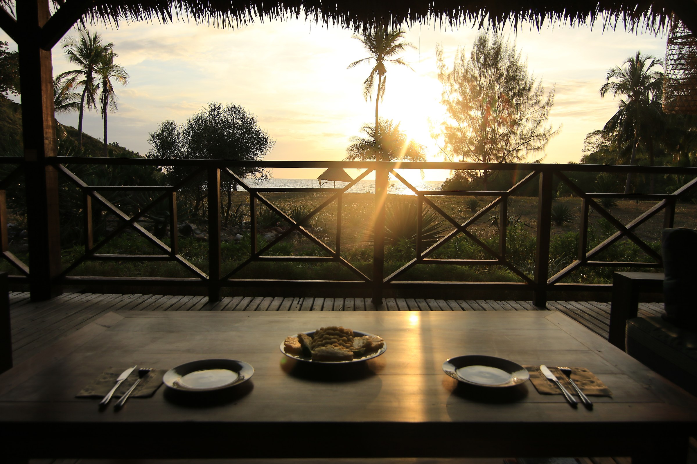 Pineapple at sunset ...