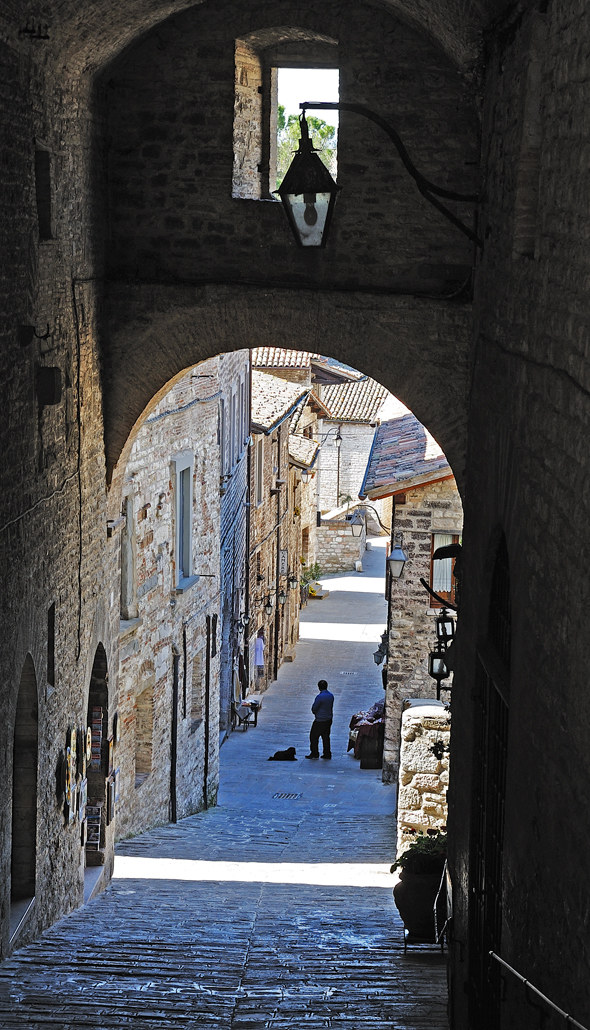 The quiet of the village