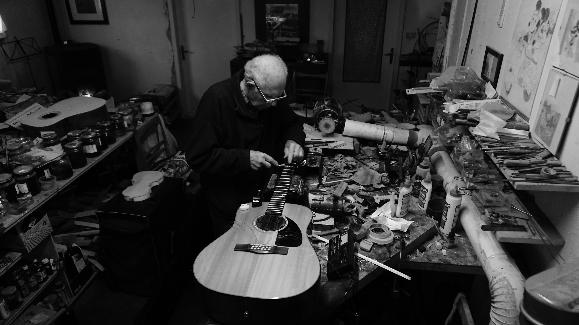Workshop of a stringed instrument maker  6