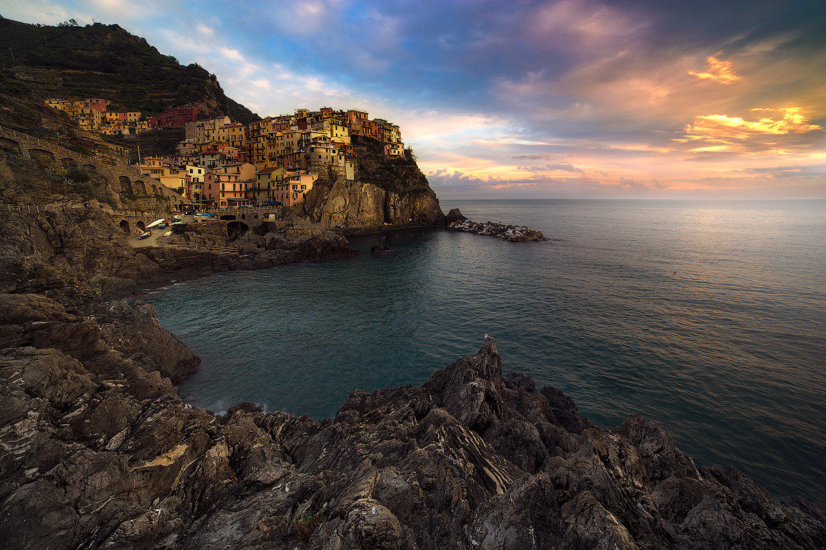 Sunset at Manarola