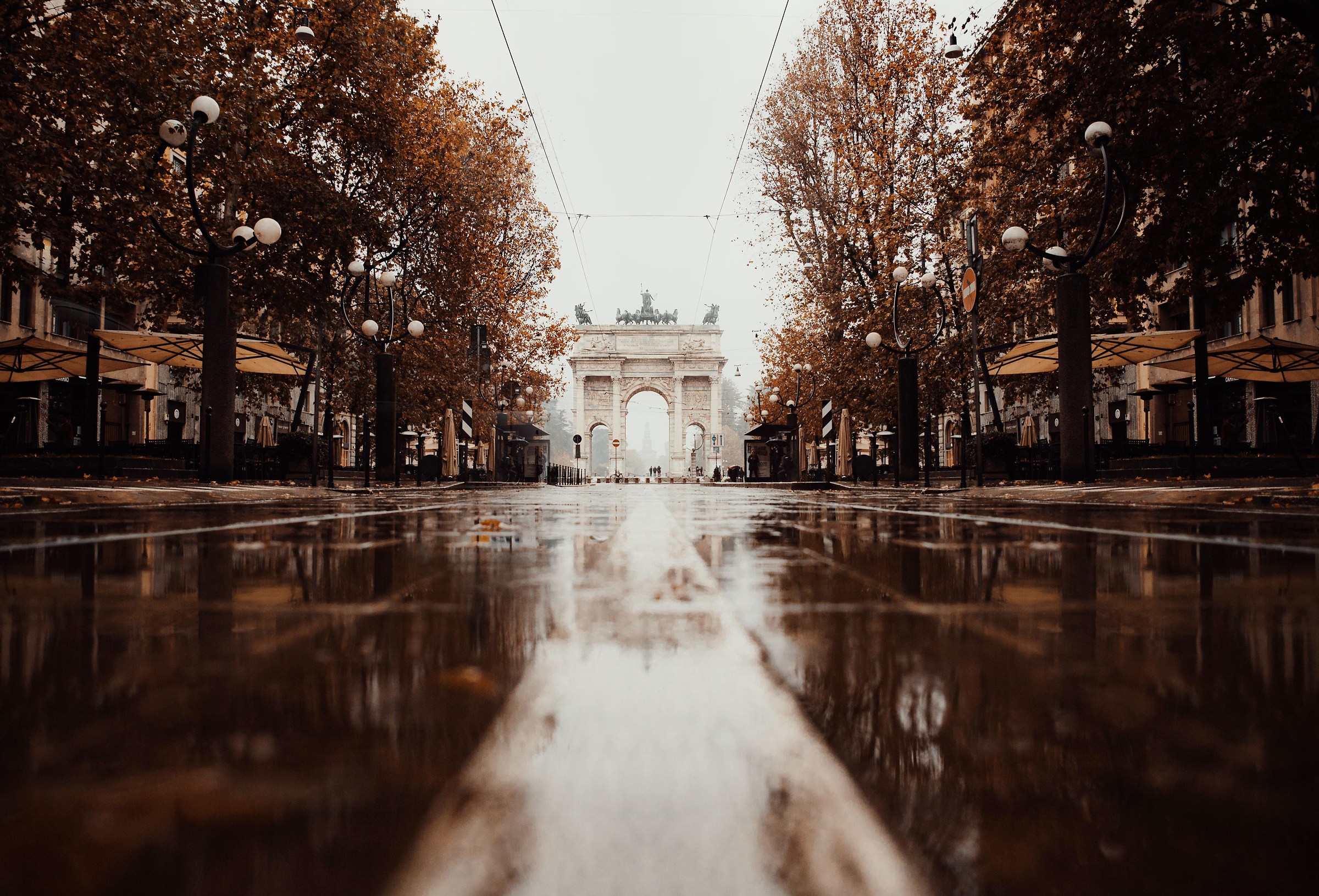 Milan with the rain? Even more beautiful!