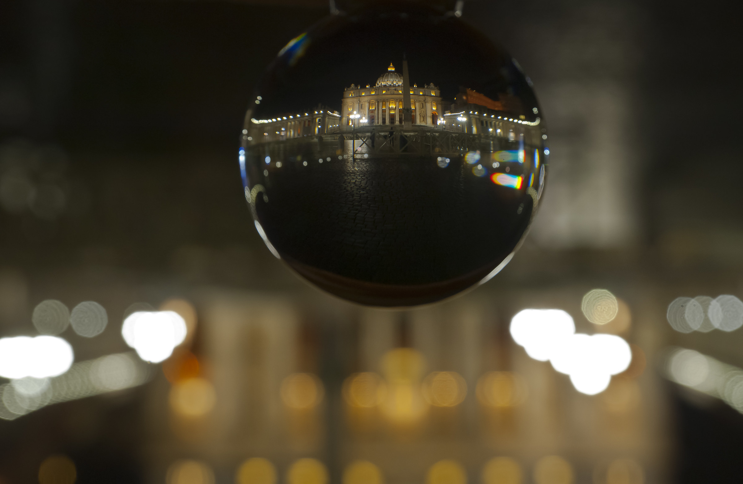 San Pietro Cristal ball view
