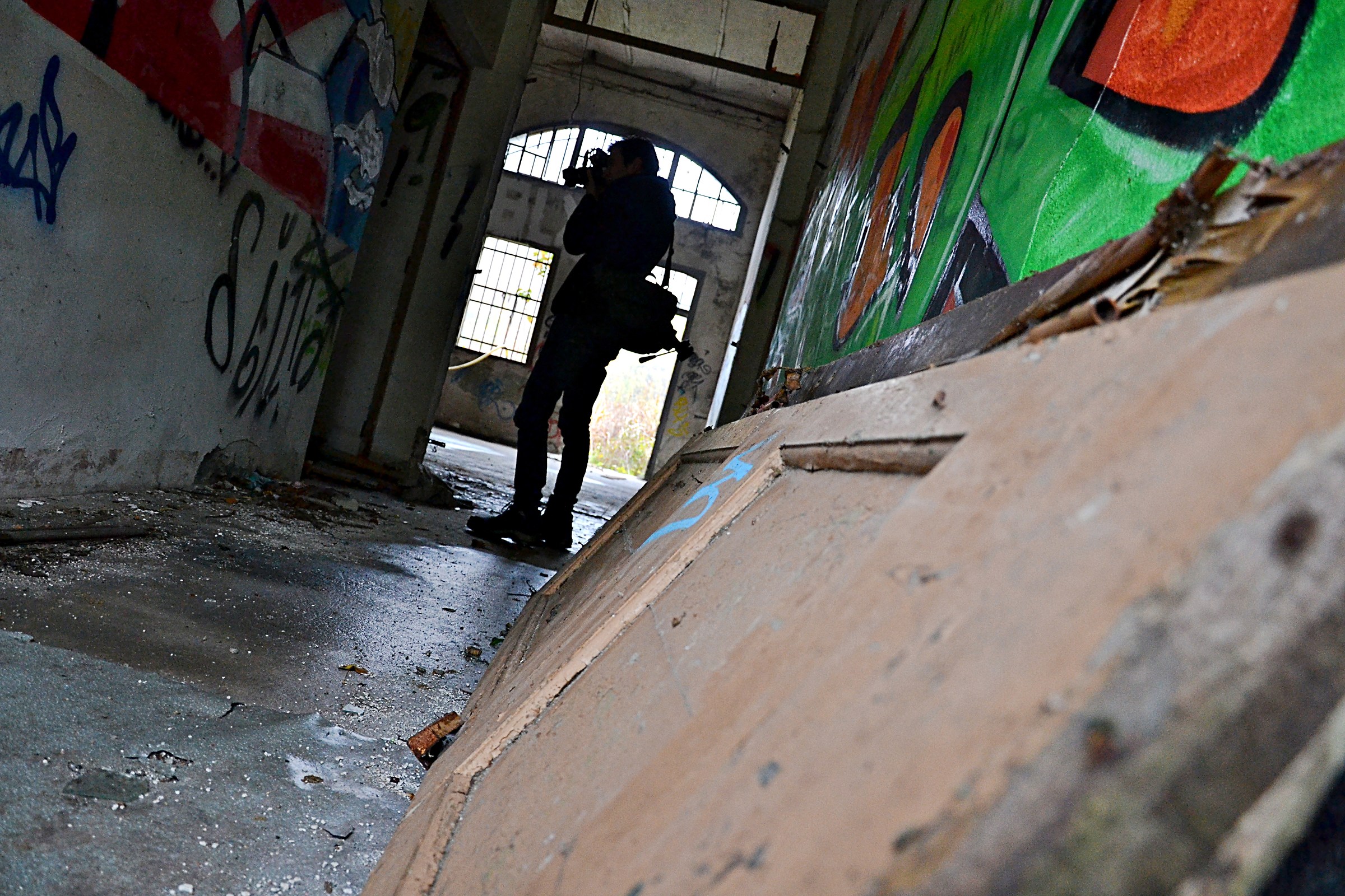 Photographer in exploration