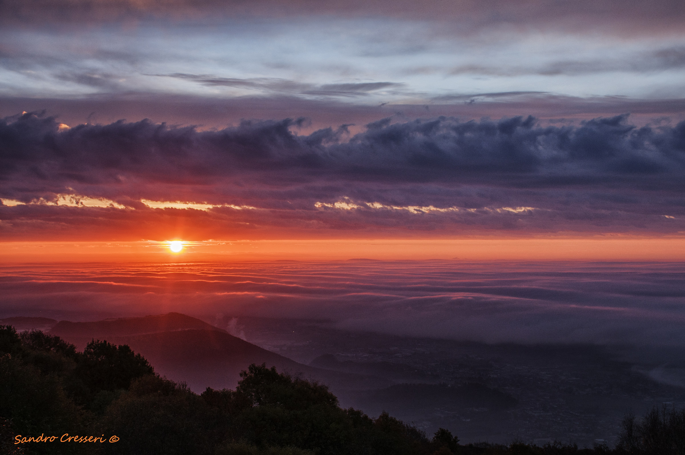 fog in Val Padana