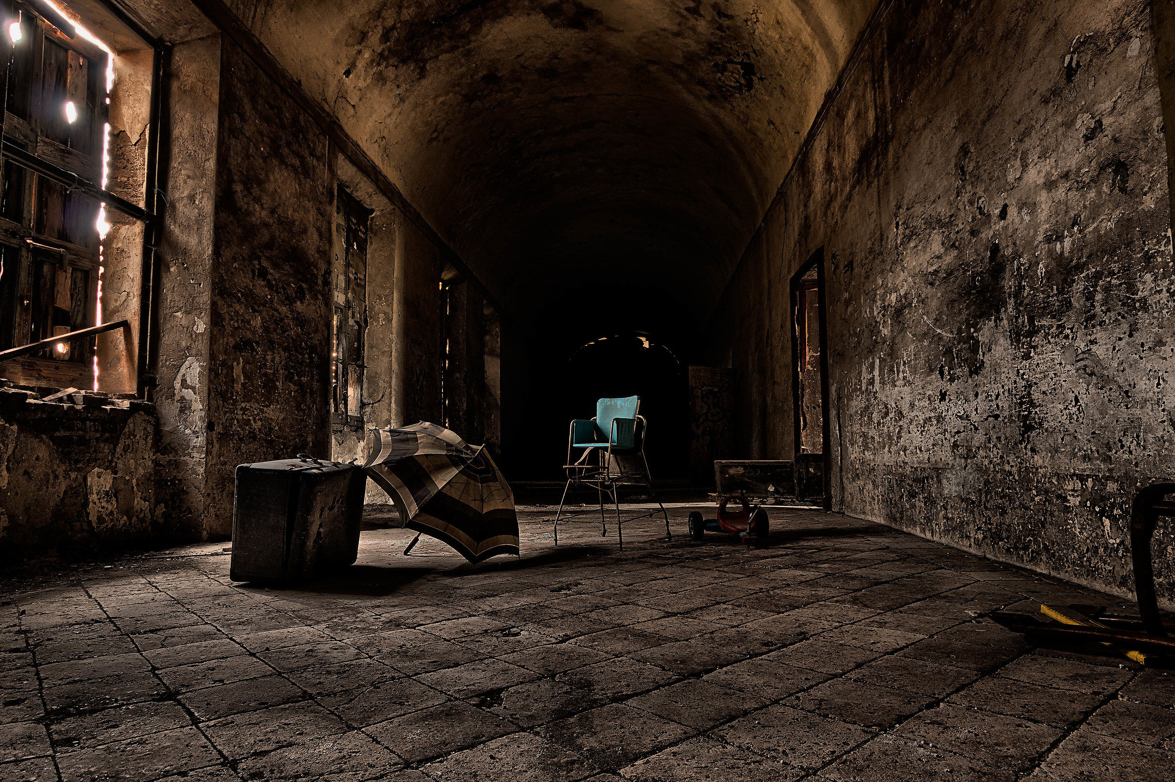 The hall of the castle