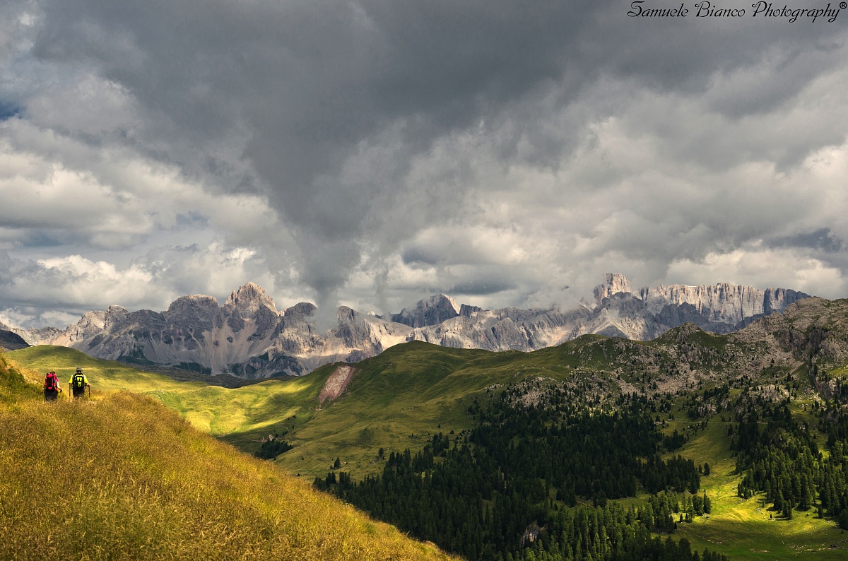 The south face of the Marmolada