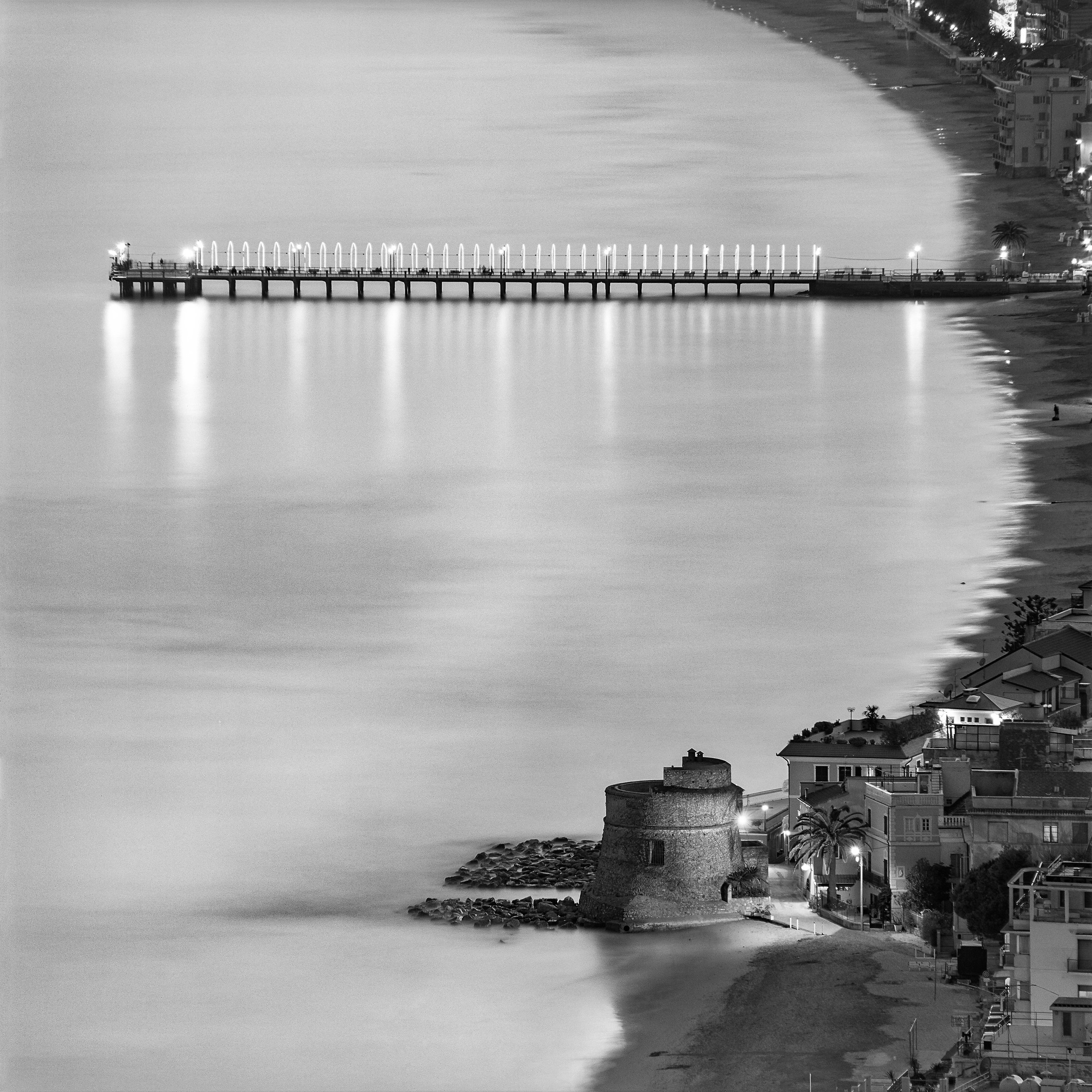 Torrione & Pontile Bestoso nel mare di Alassio