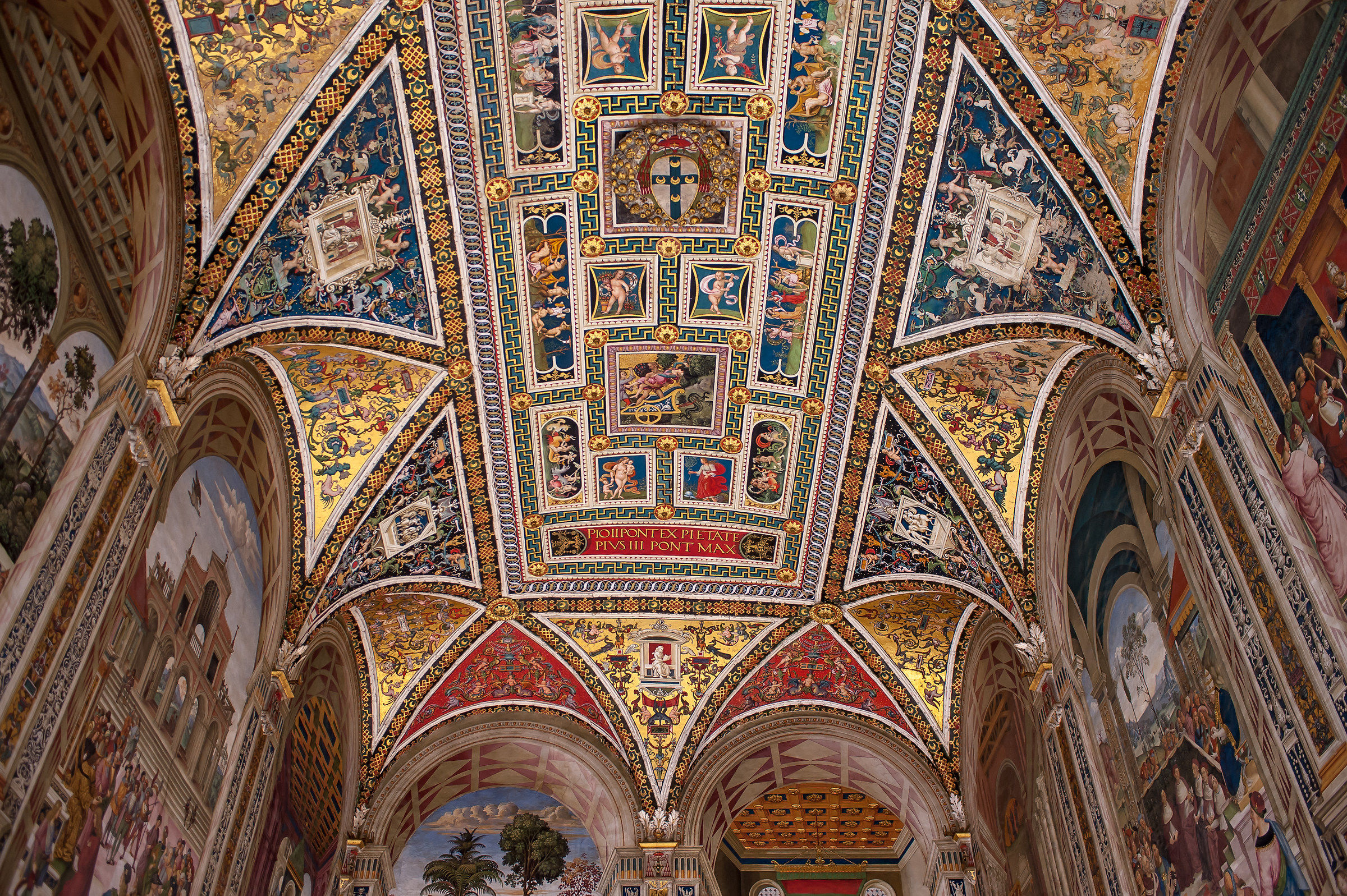 Duomo di Siena-Particolare Biblioteca Piccolomini