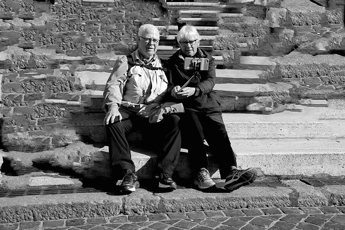 A romantic English couple