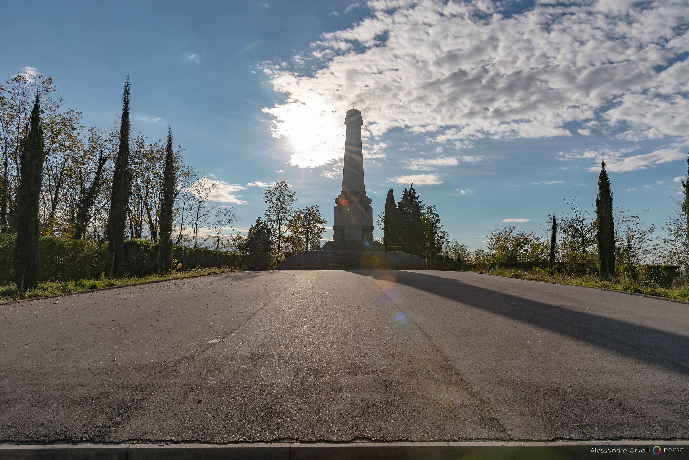 Sulla cima del Monte Calvario a Gorizia