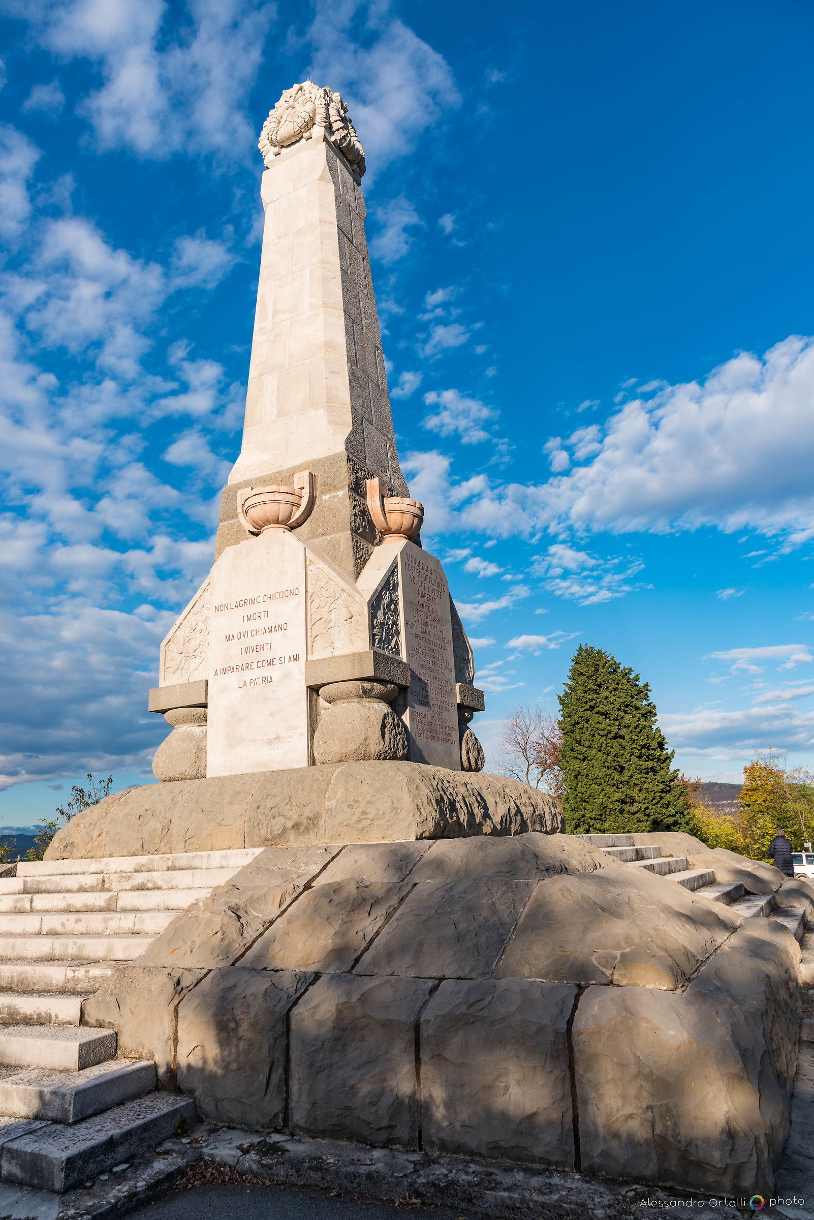 Sulla cima del Monte Calvario a Gorizia