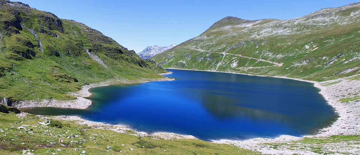 The blue lake