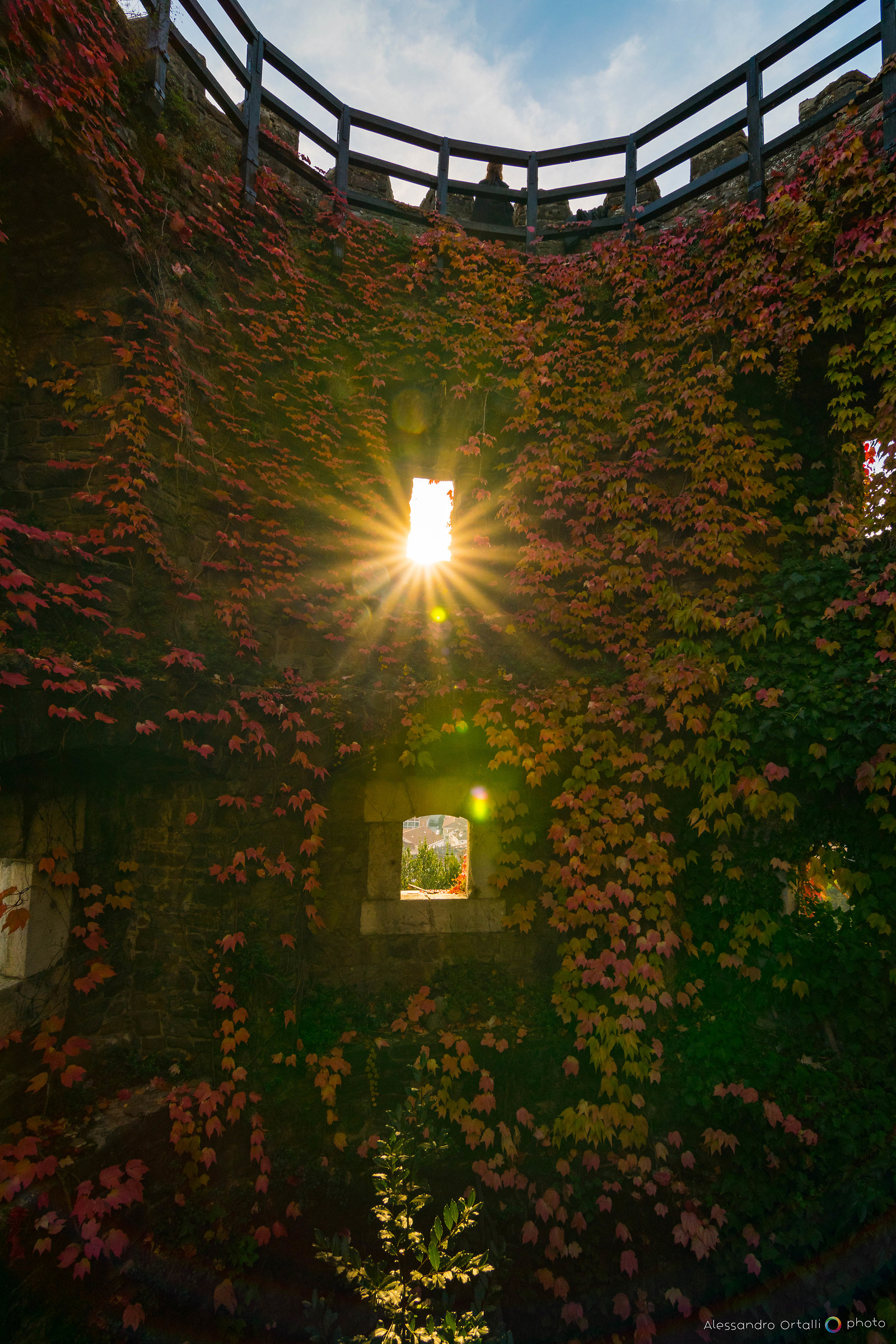 Controluce dell'interno del bastione