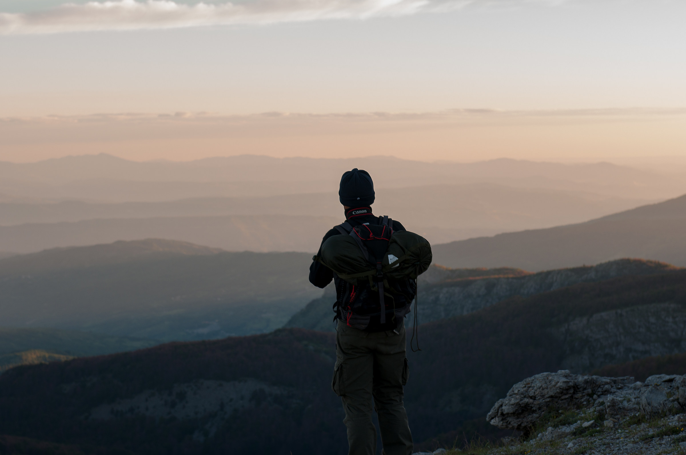 The dawn from Mount Pollino
