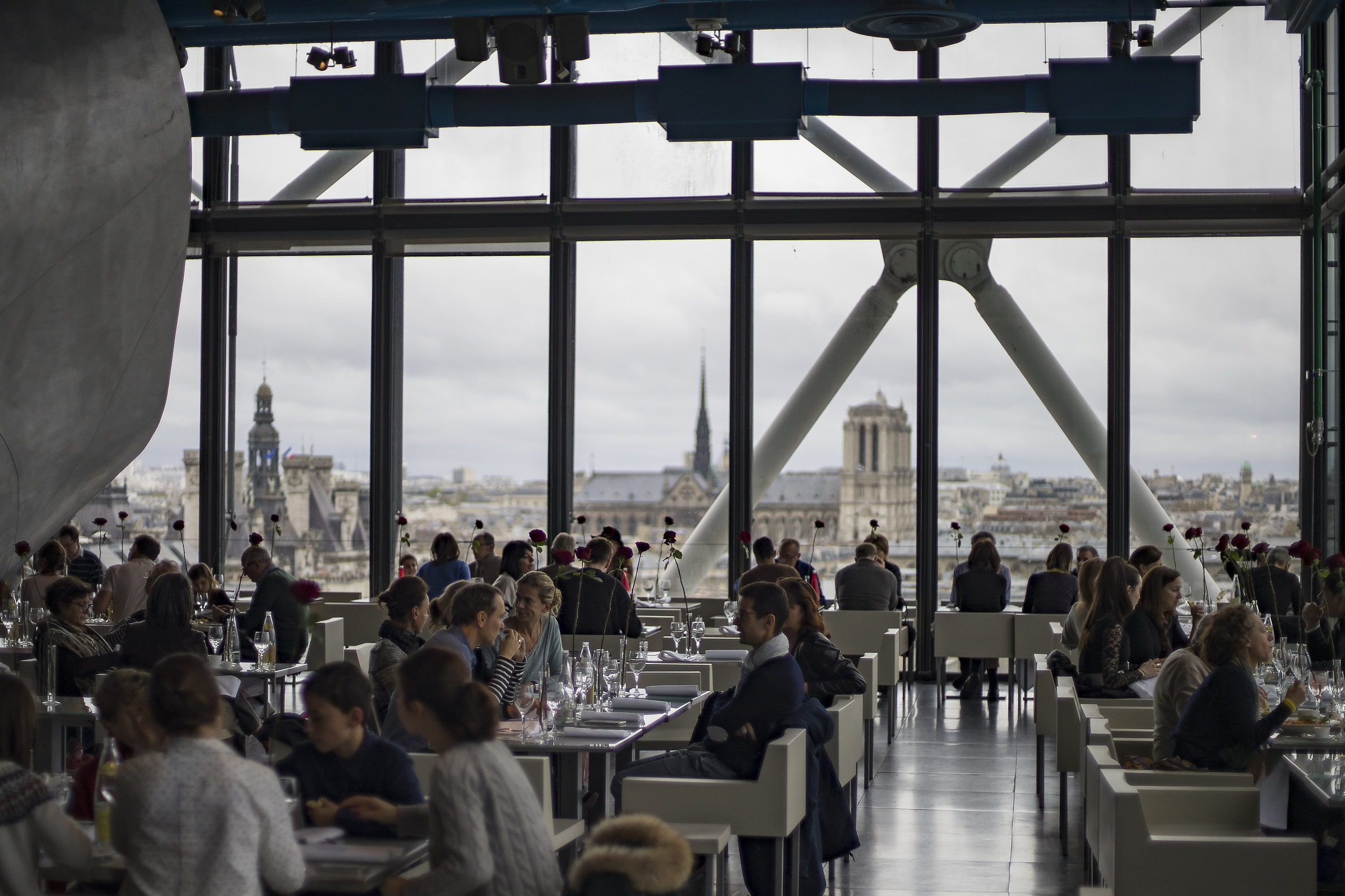 Lunch at the Pompidou