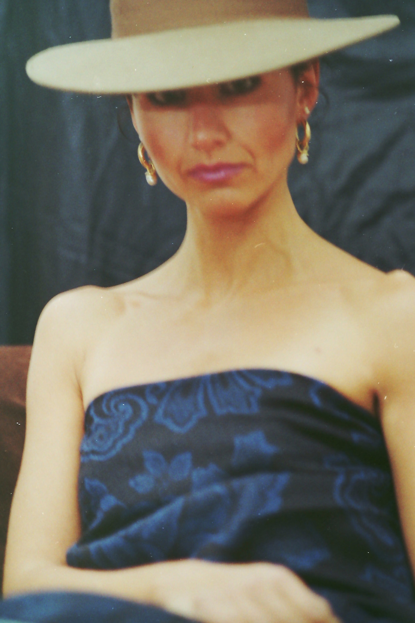 Chicca Peace, actress dress rehearsal, Genoa 1990