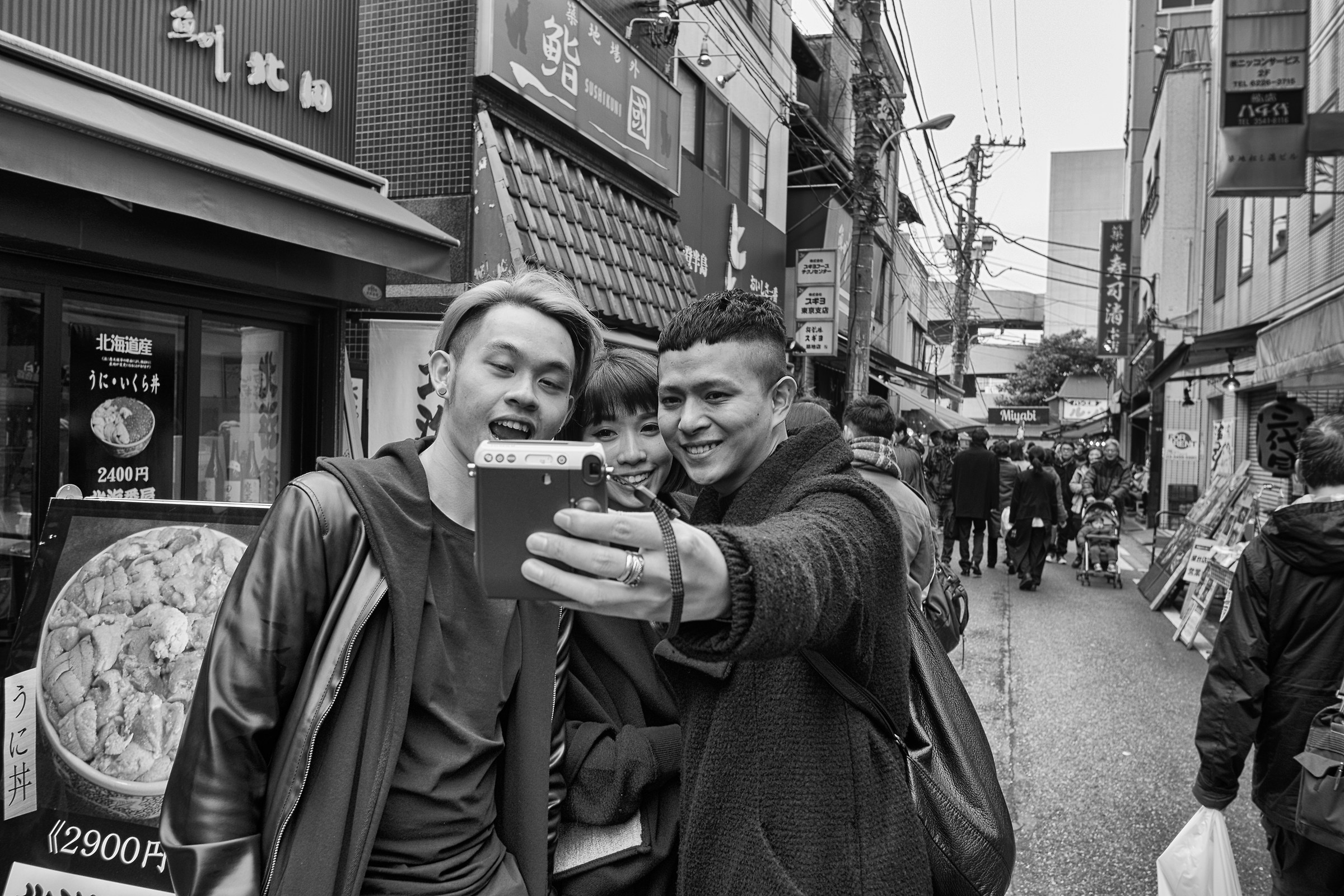 selfie a tokyo