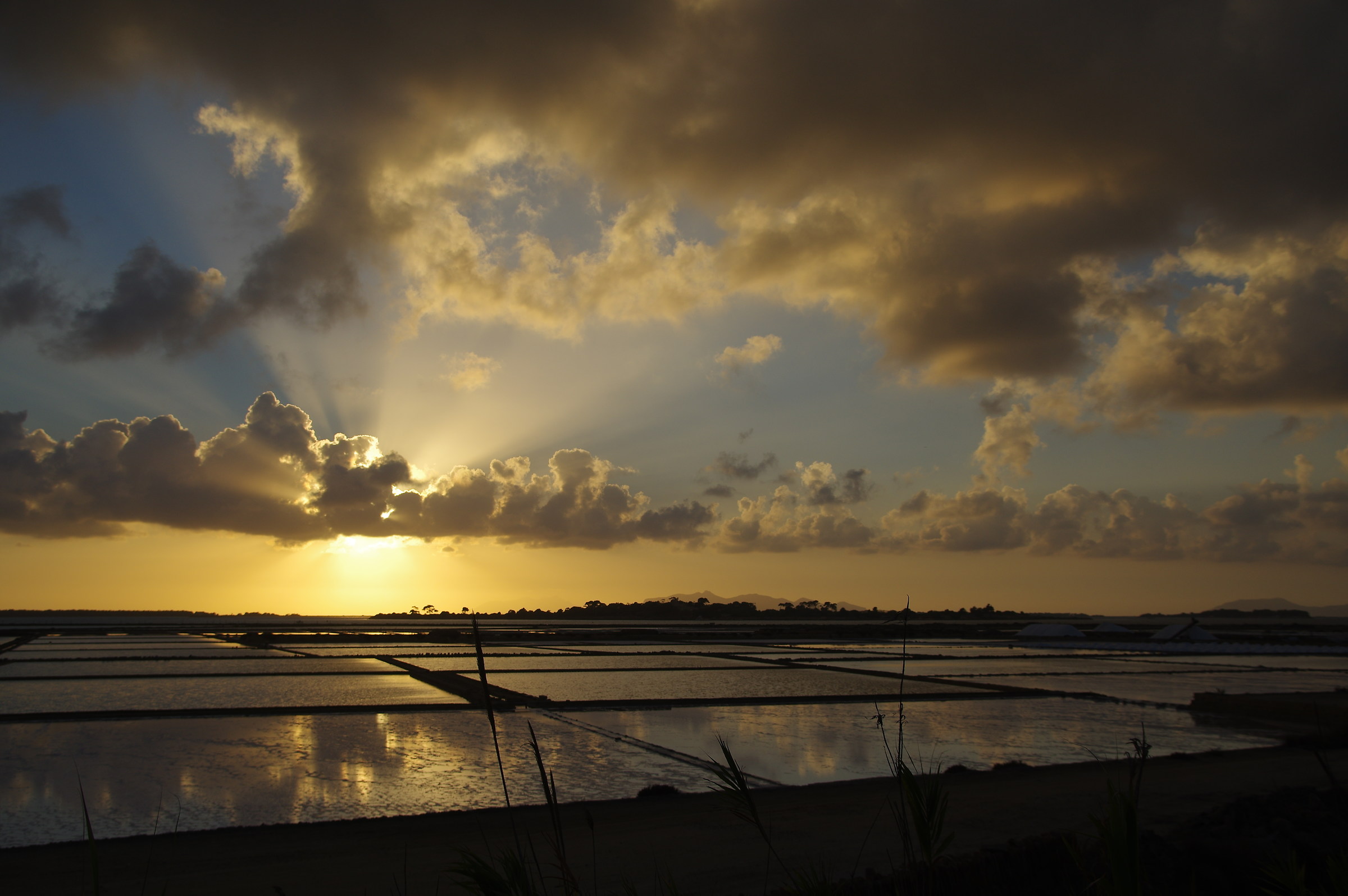 saline Marsala sunset 1