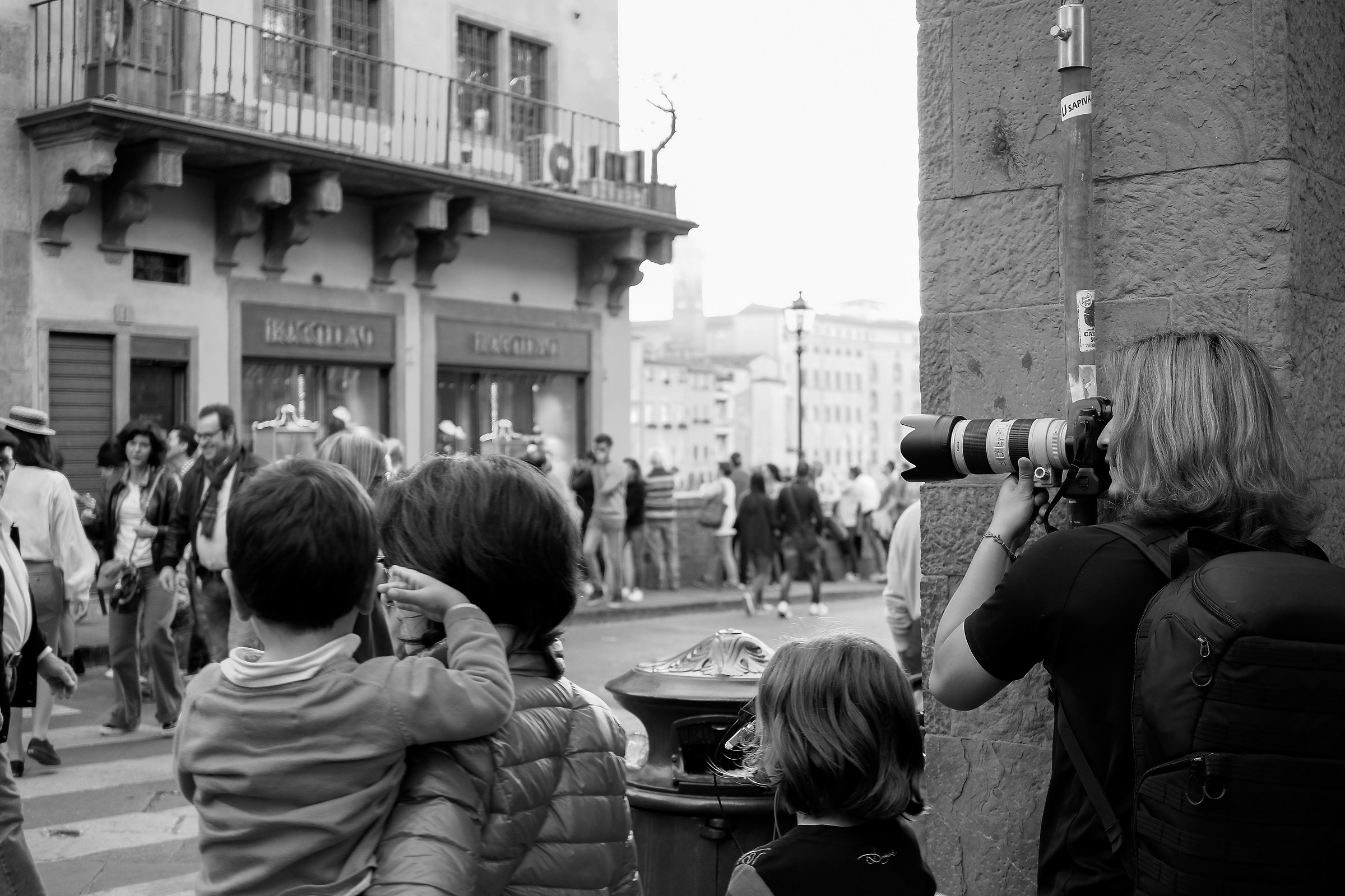 Quando il fotografo viene fotografato