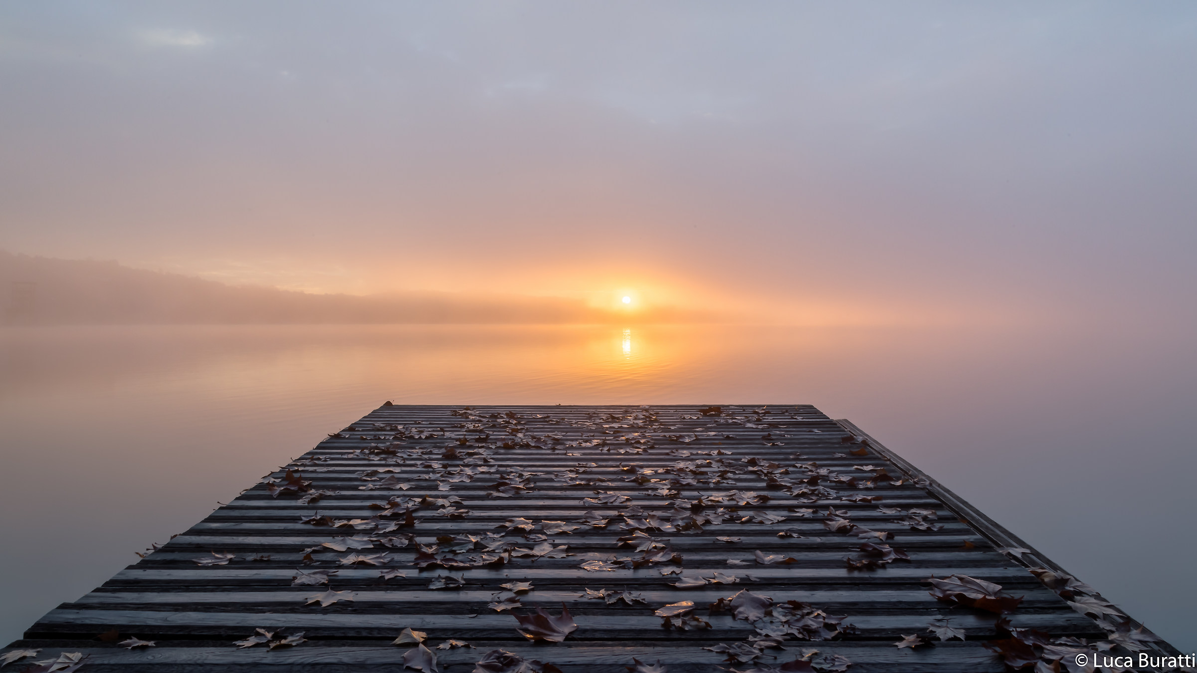 Alba al lido di Gavirate