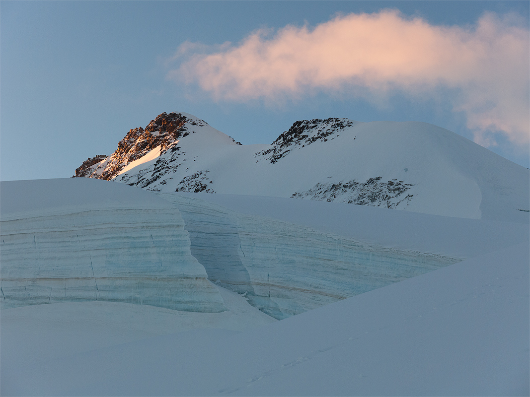 Alba sulla Punta Dufour