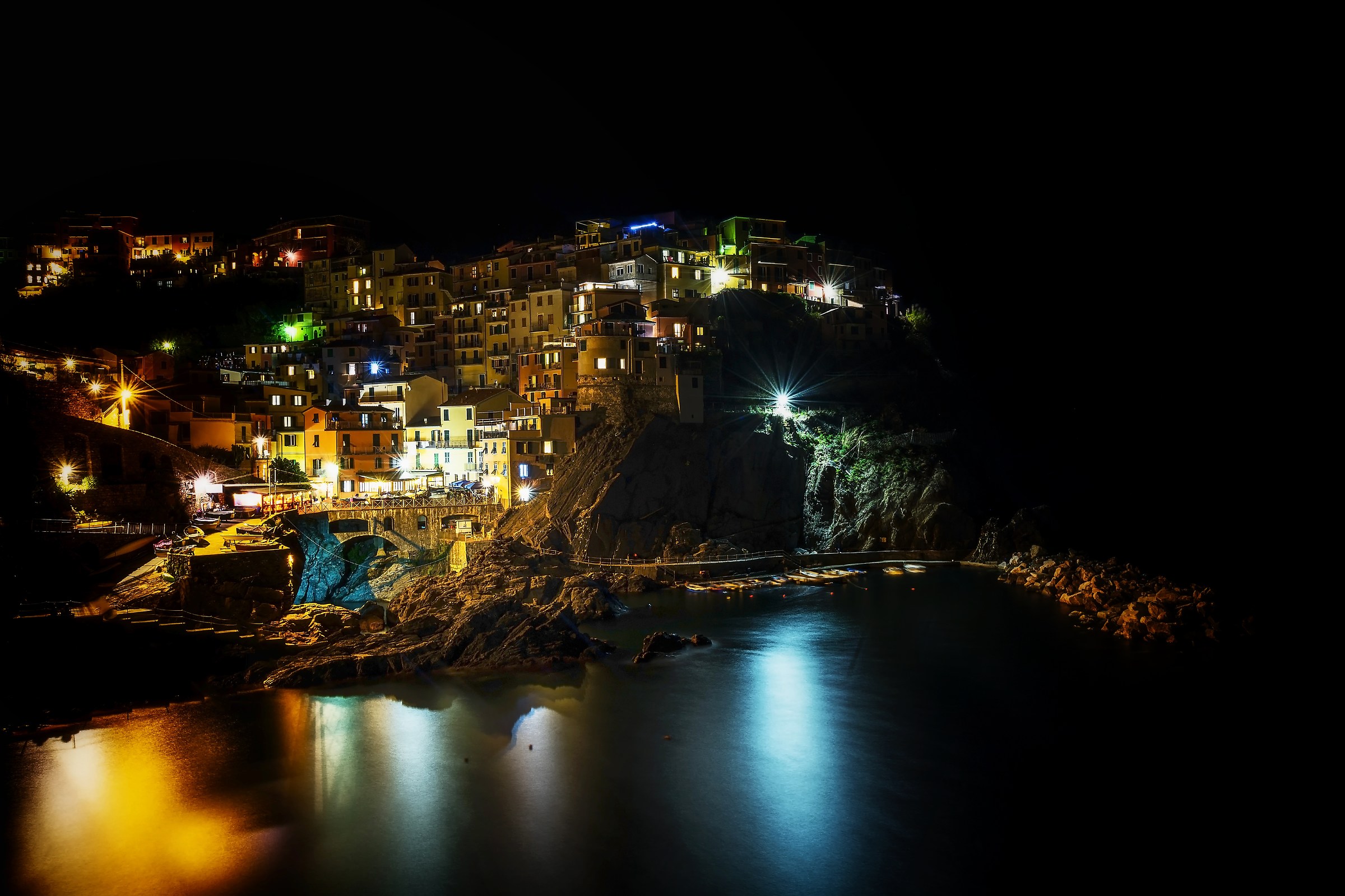 Manarola by night