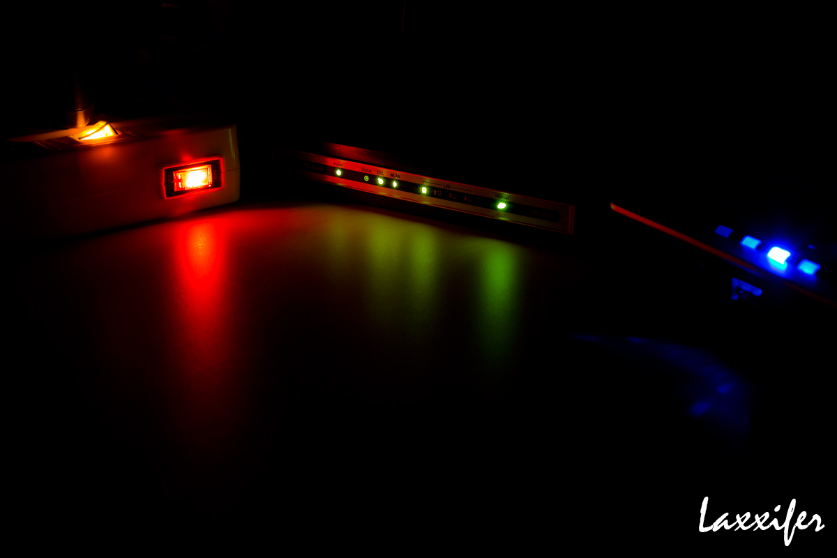 Lights in the night ...