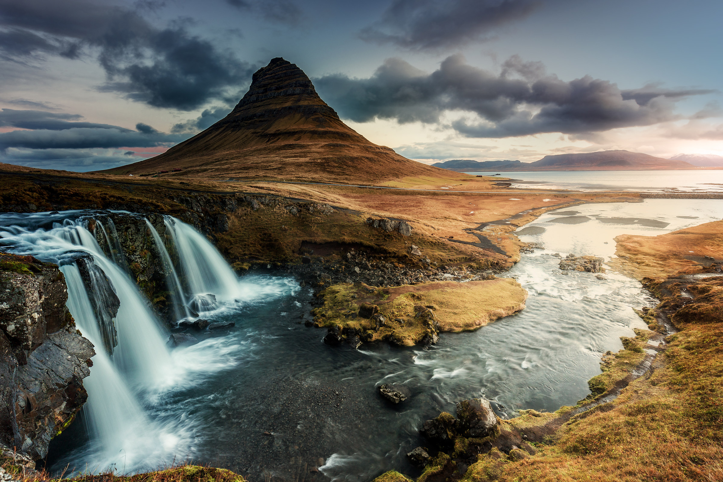 Lights on Kirkjufell