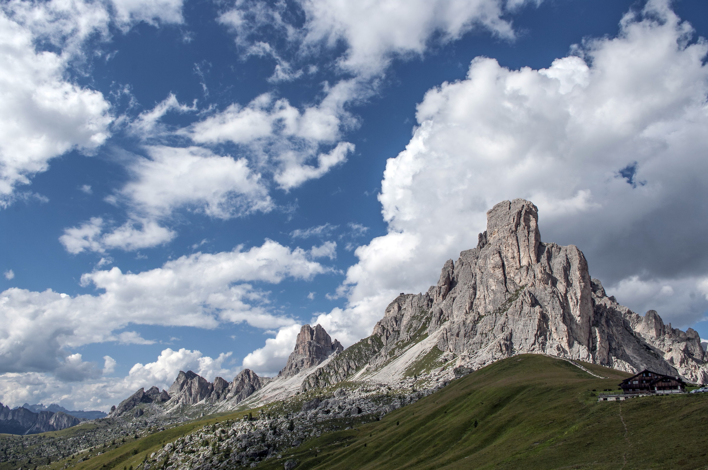 Passo del Giau tra Selva di Cadore e Cortina D'Ampezzo