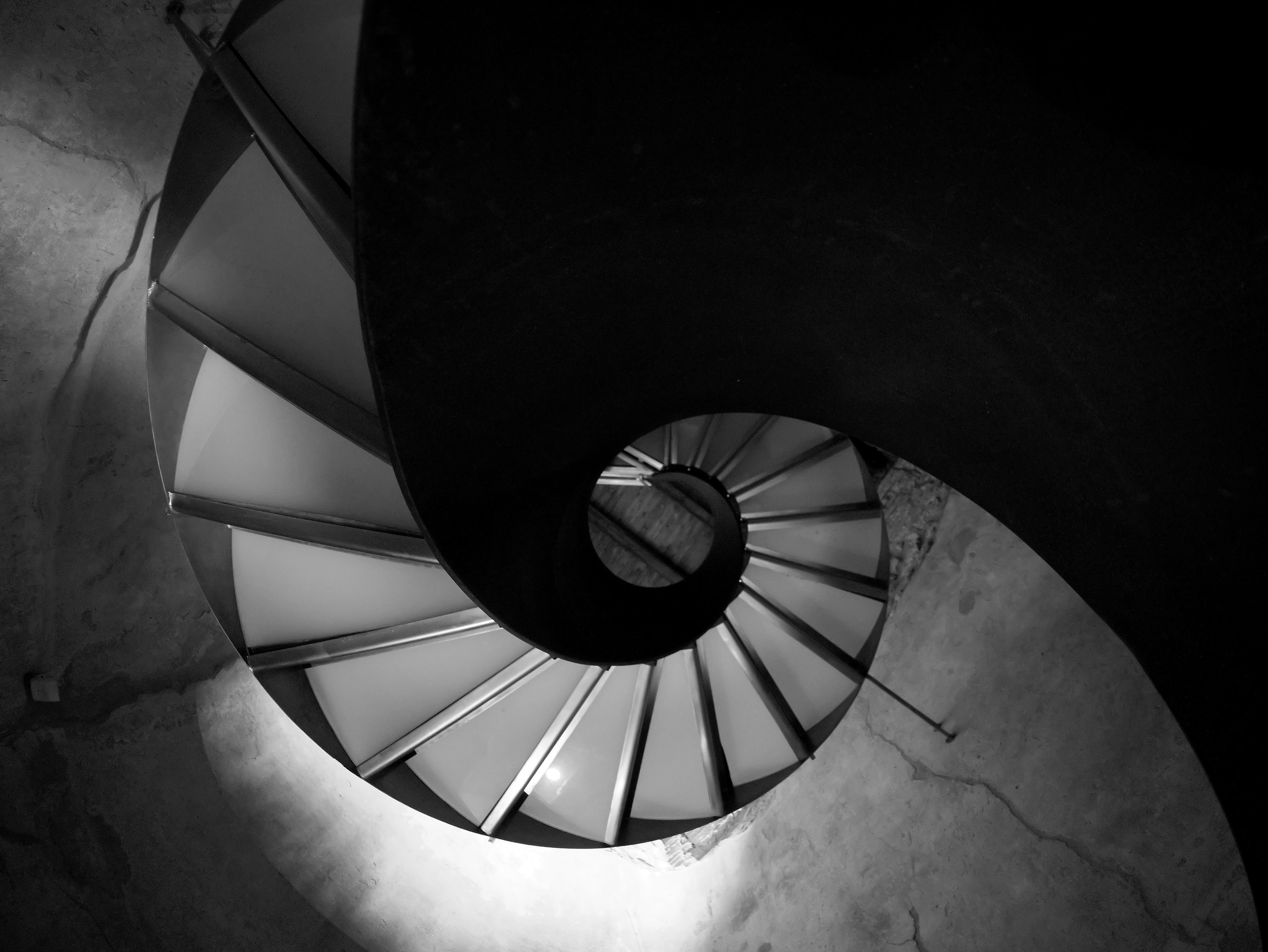 Spiral Staircase, Castle Arechi