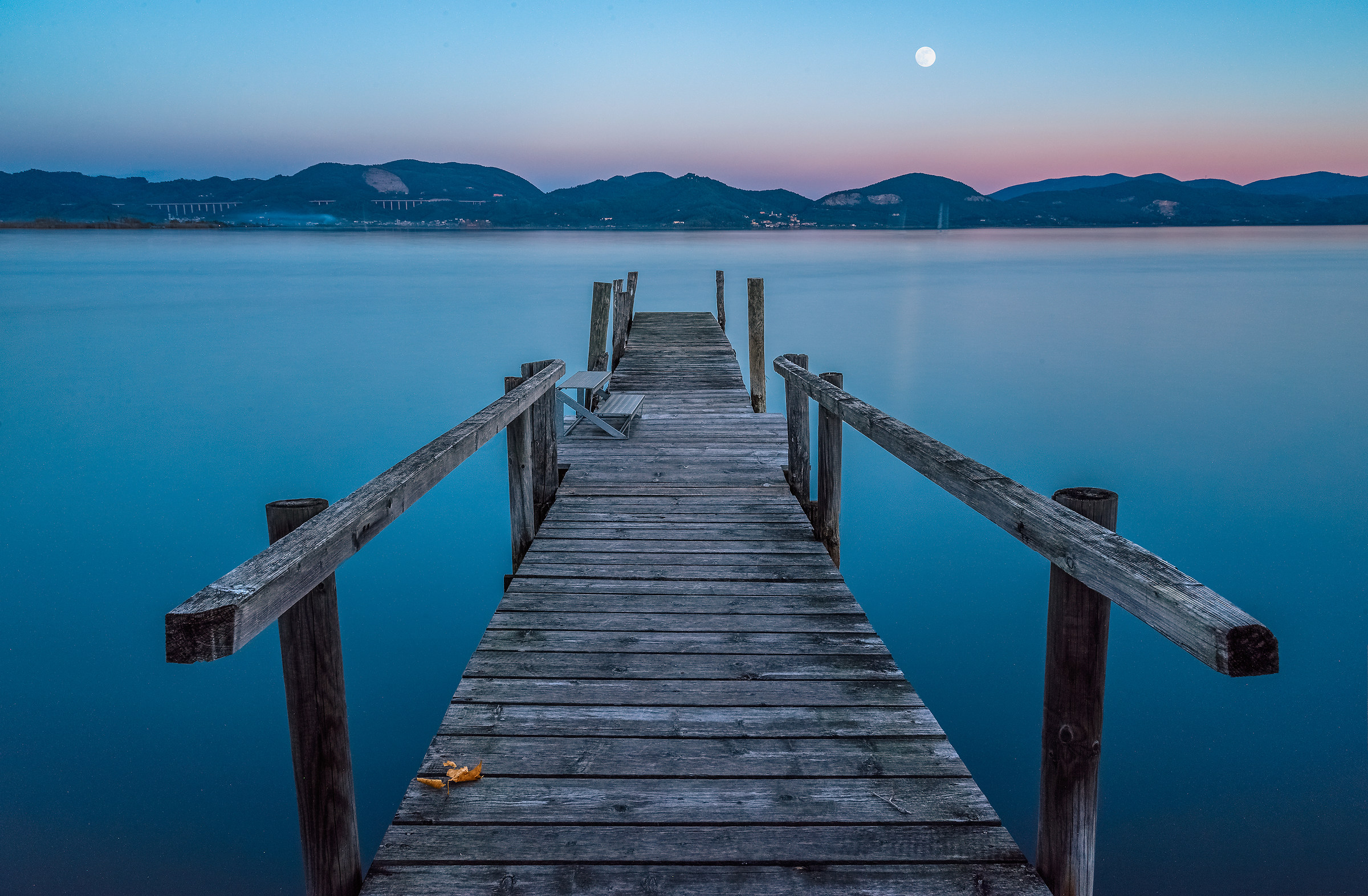Pontile sul lago di Massaciuccoli
