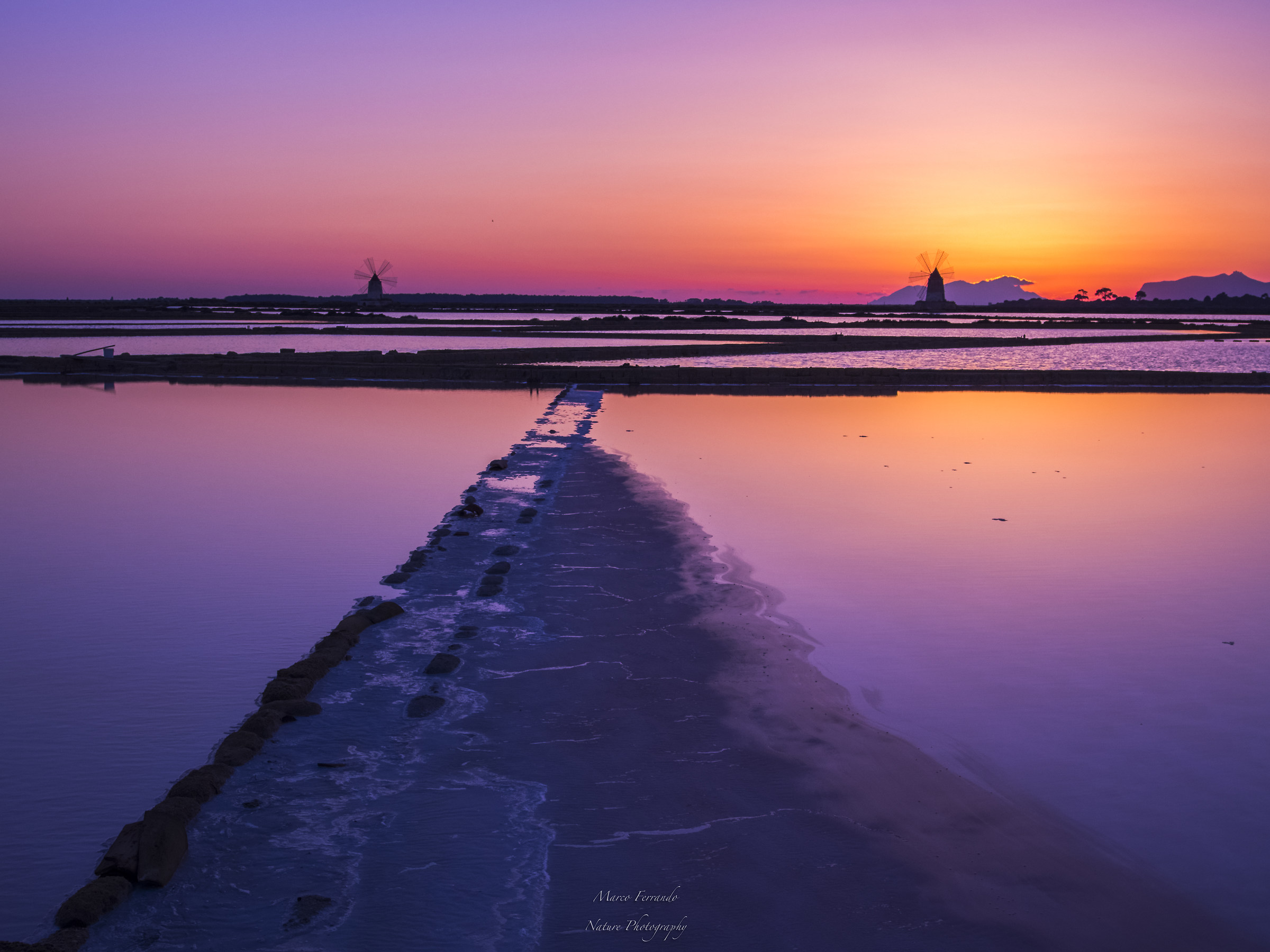 Tramonto alle Saline