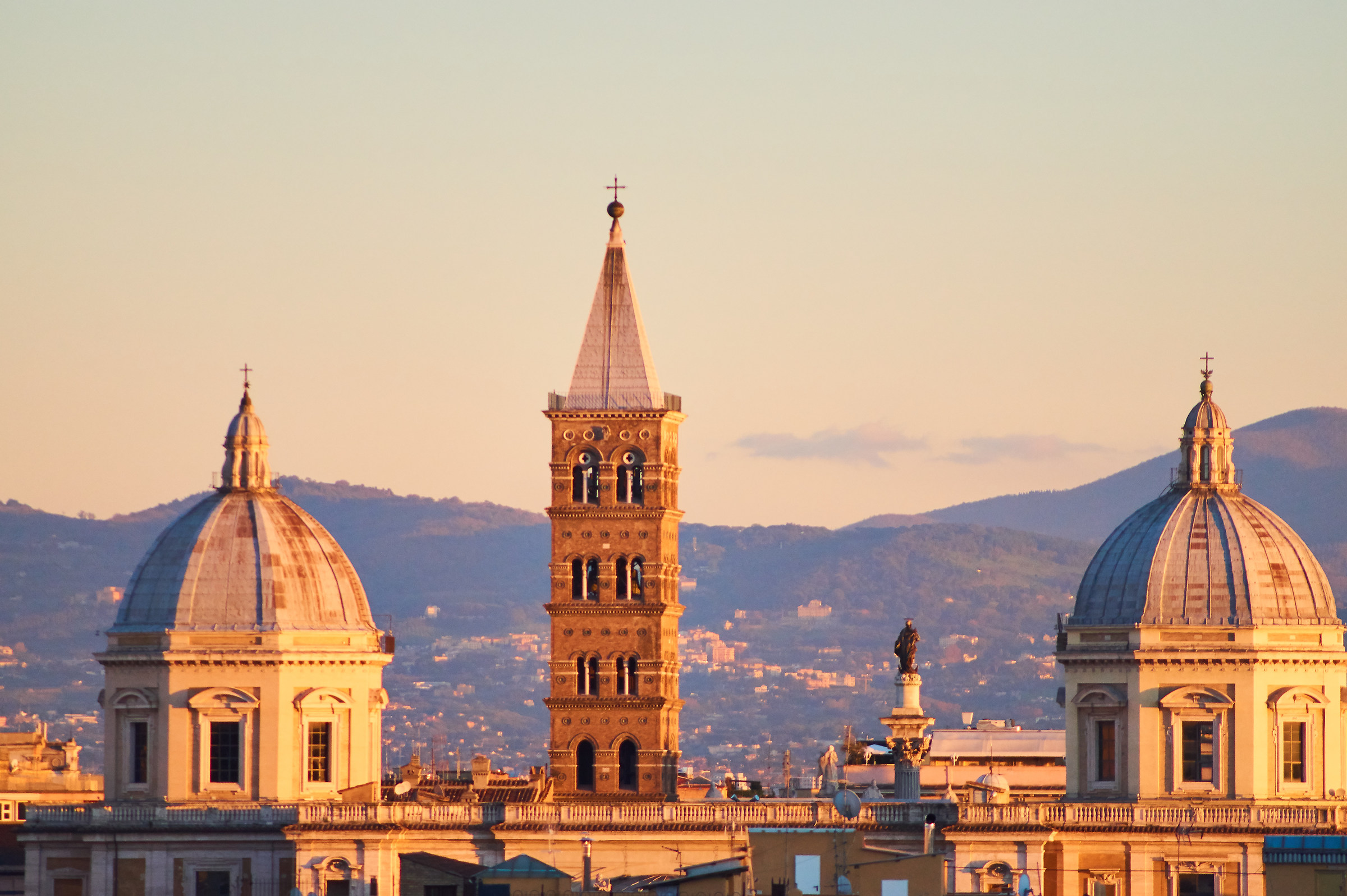 Church dell'Esquilino view from above