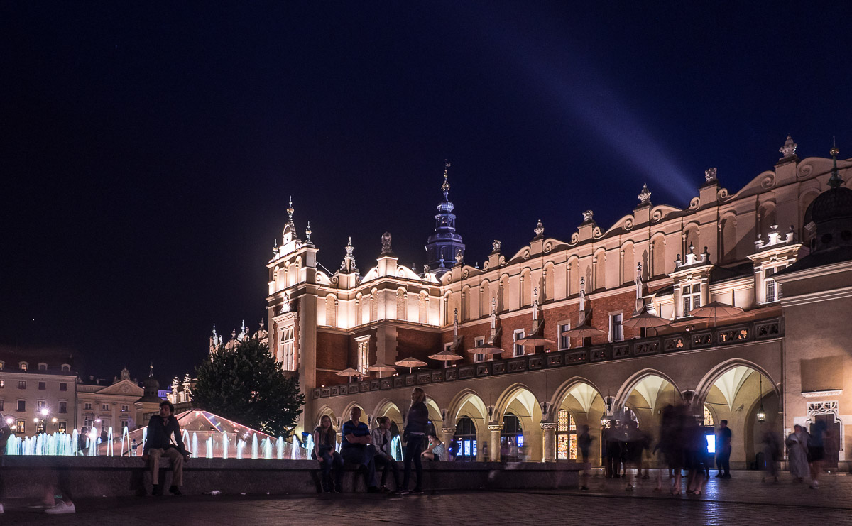 Rynek G&lstrok;ówny night