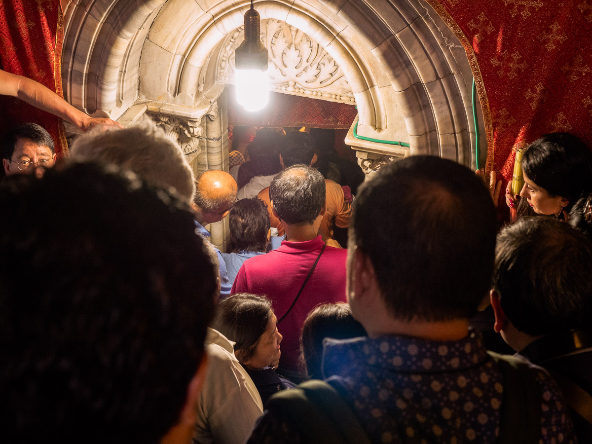 Bethlehem, entrance to the Grotto of the Nativity