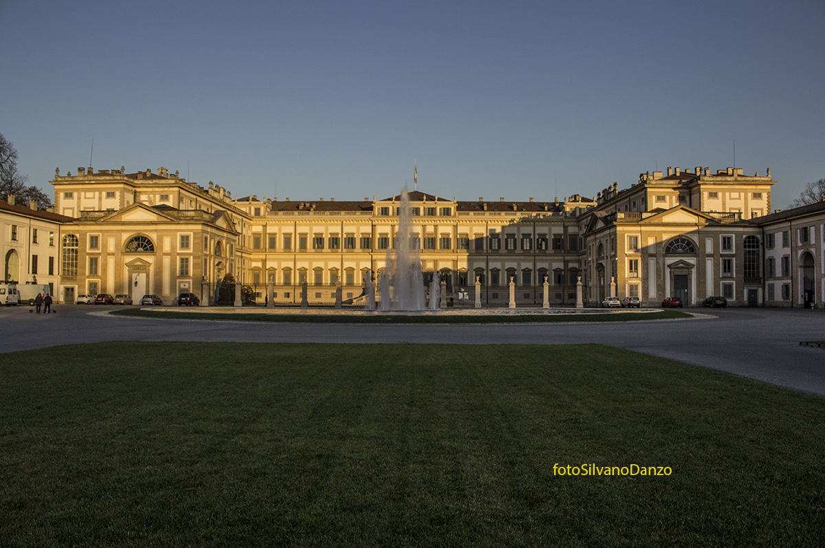 Villa Reale in Monza: "Sunset at the end of November&qu...