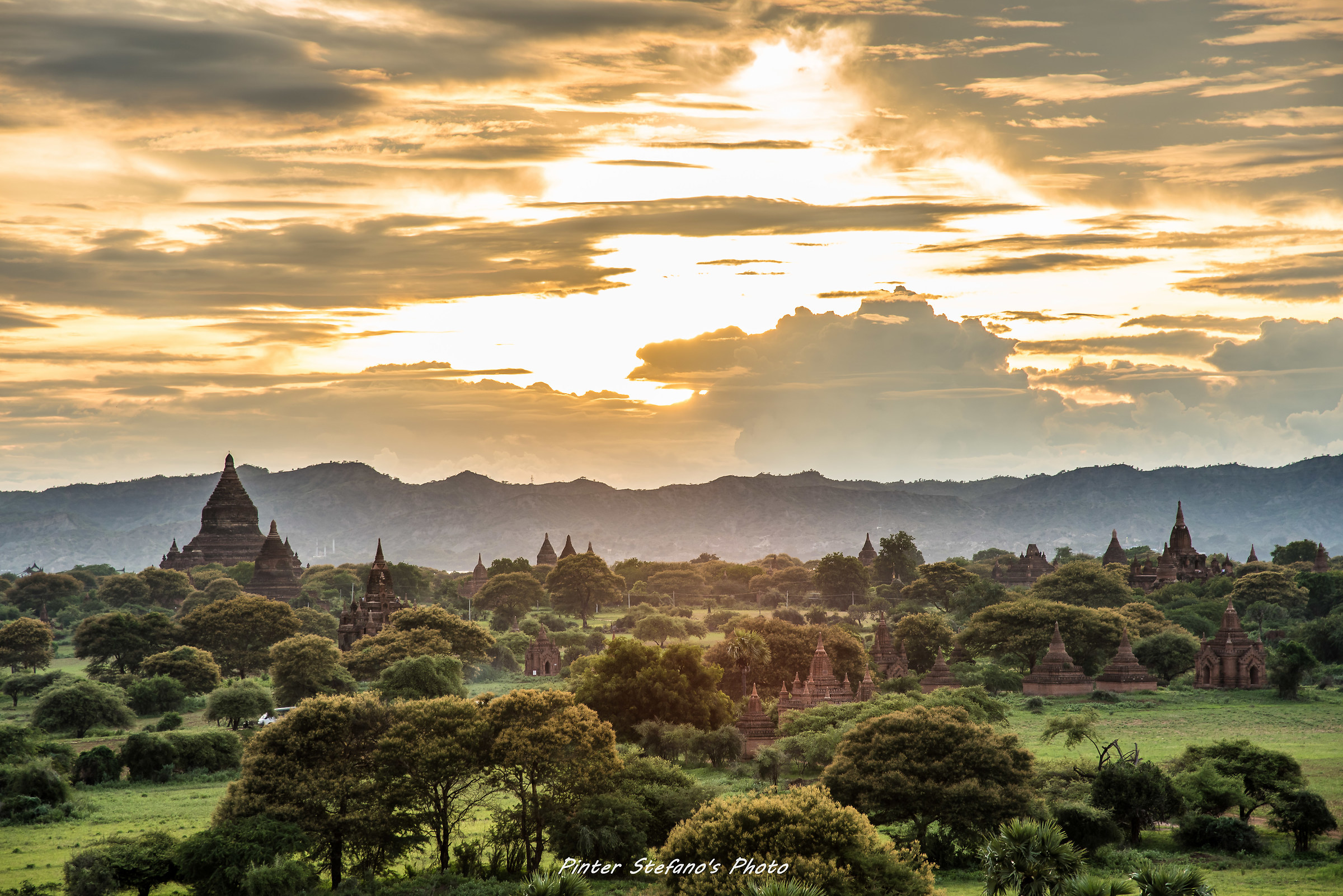 Try HDR of a sunset in Myanmar