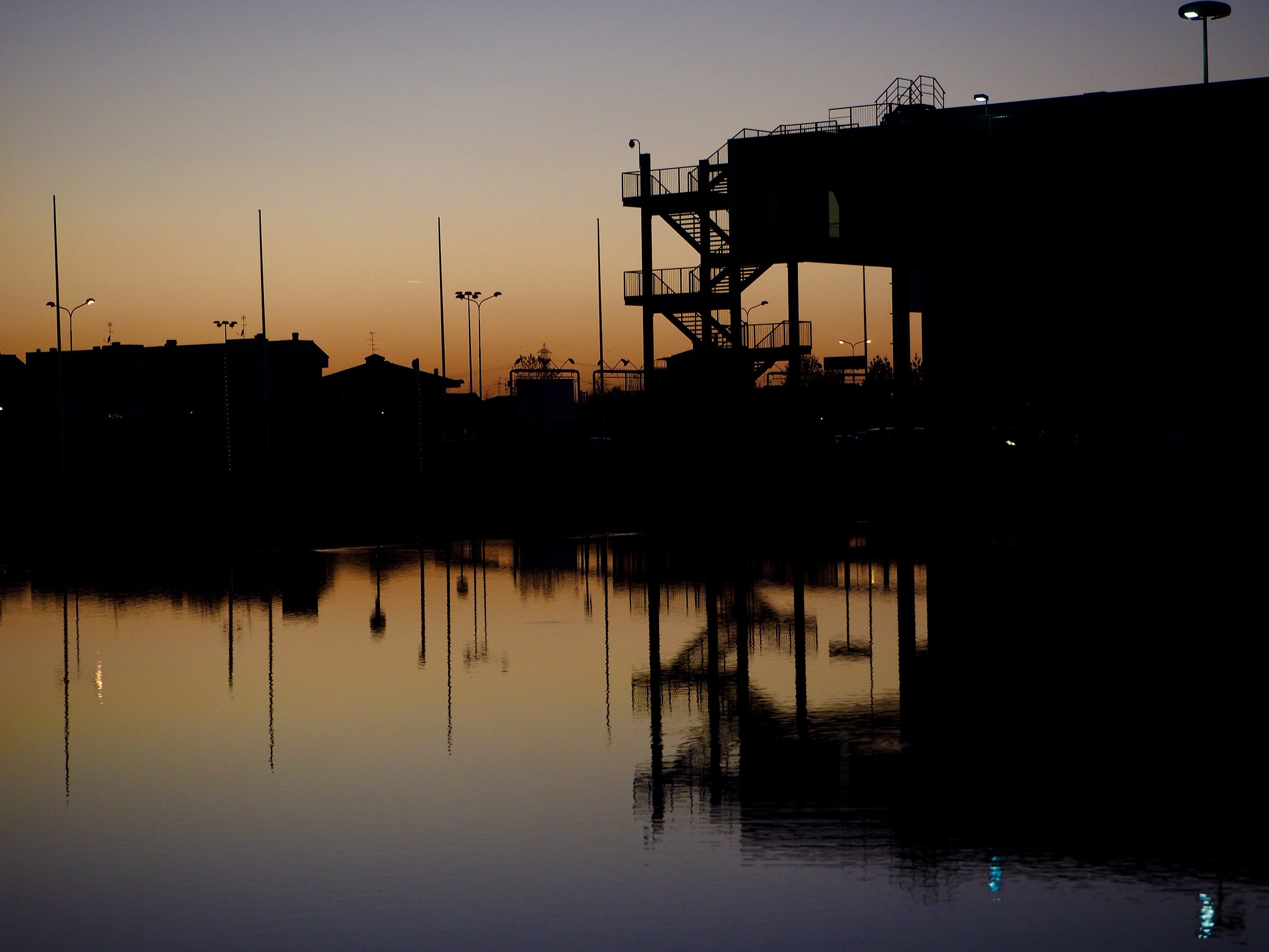 La scala d'emergenza