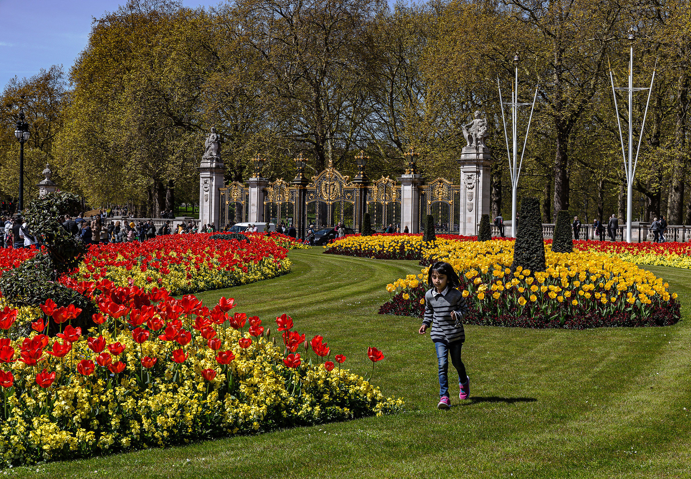 Girl in the royal Garden