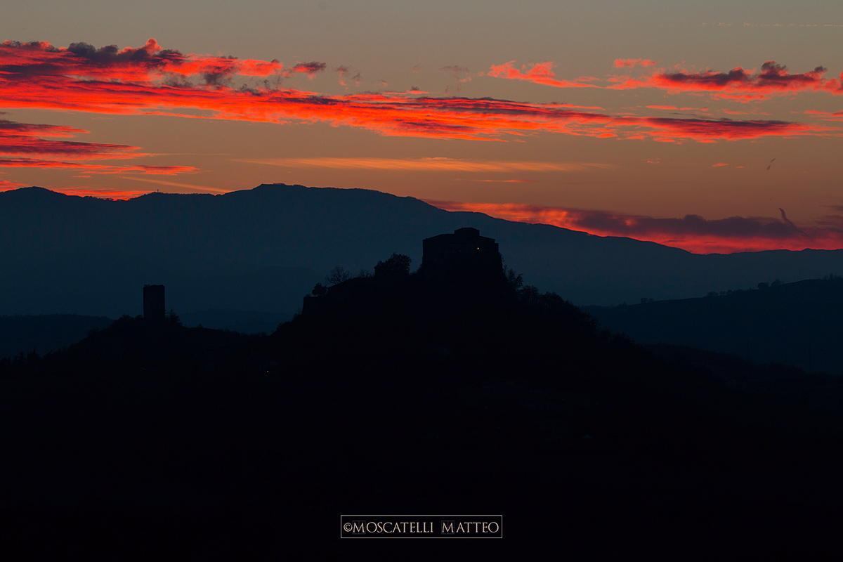 Silhouette at sunset