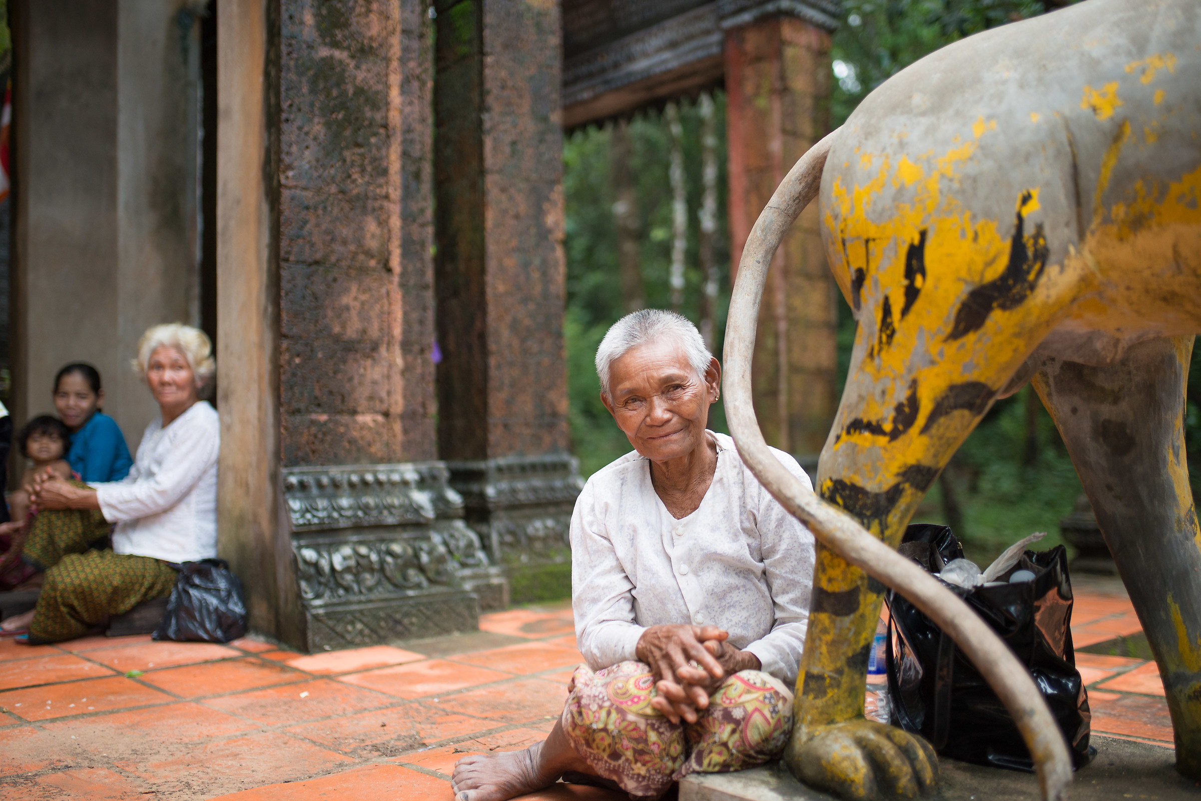 All'entrata del villaggio