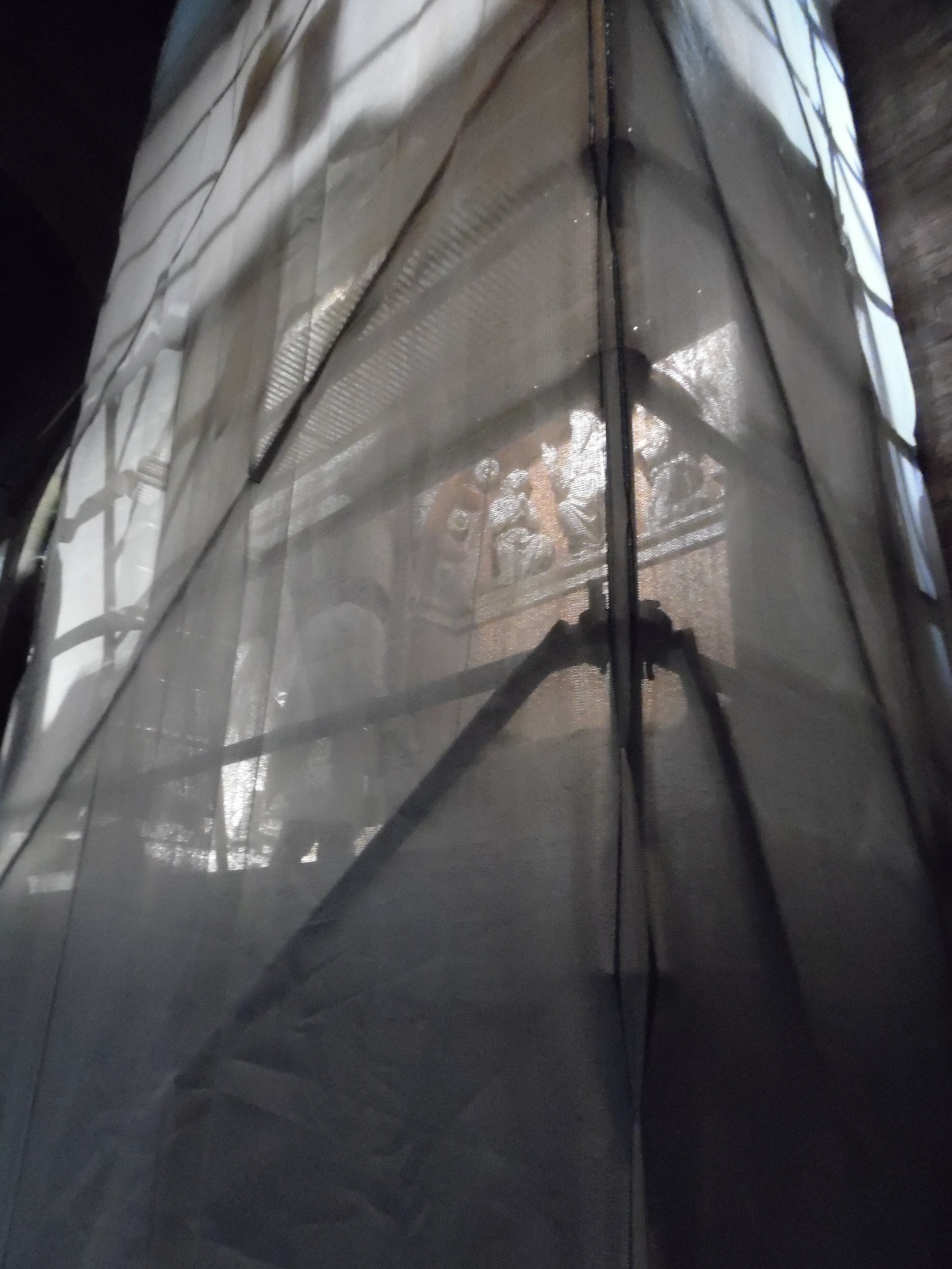 Under the veil of the restoration: interior of the Cathedral...