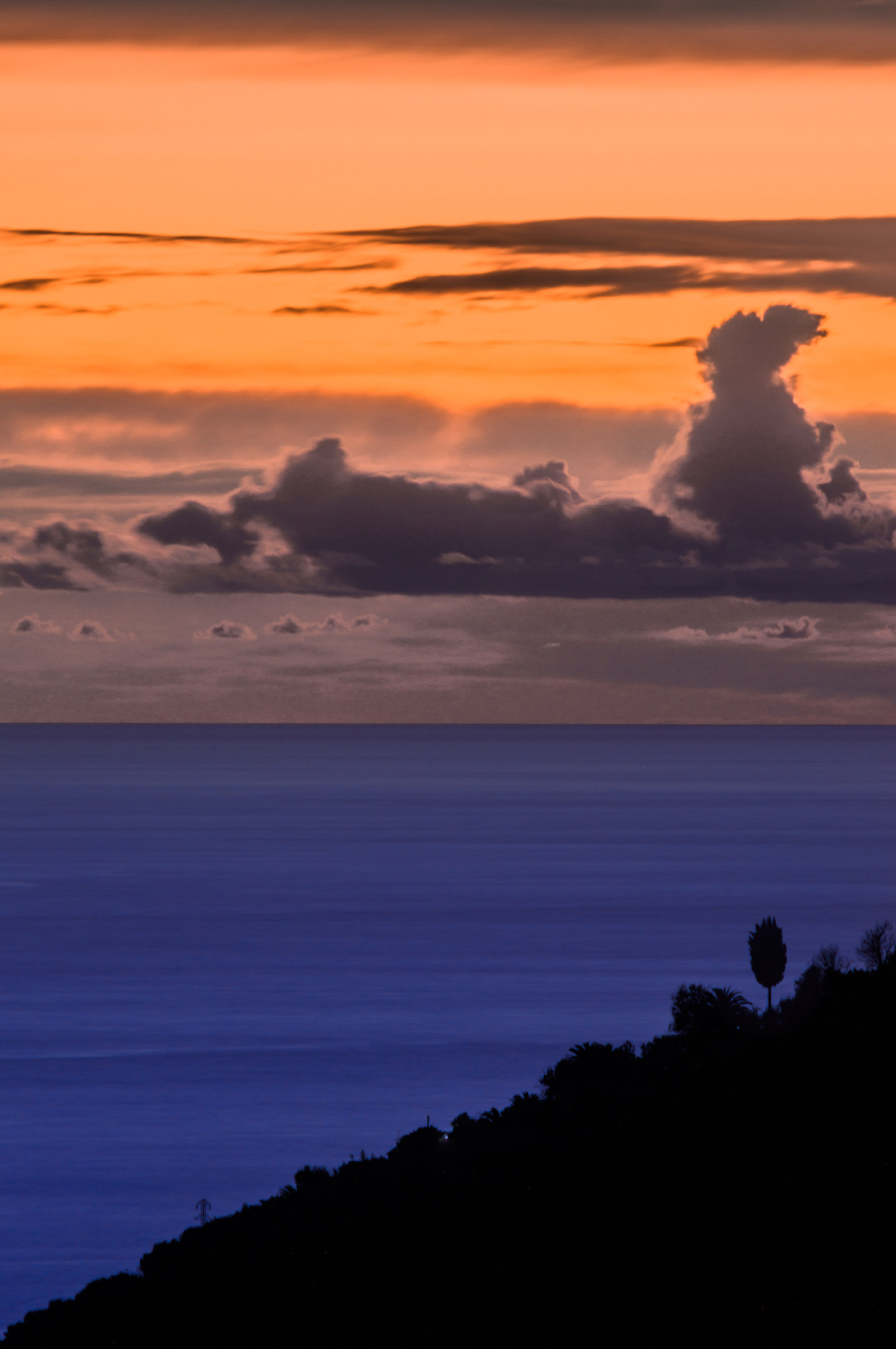 The sunset from my window