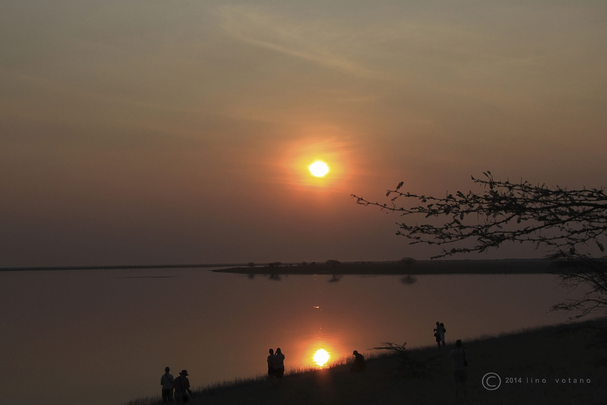 Sunset in the Makgadikgadi Pans - Botswana