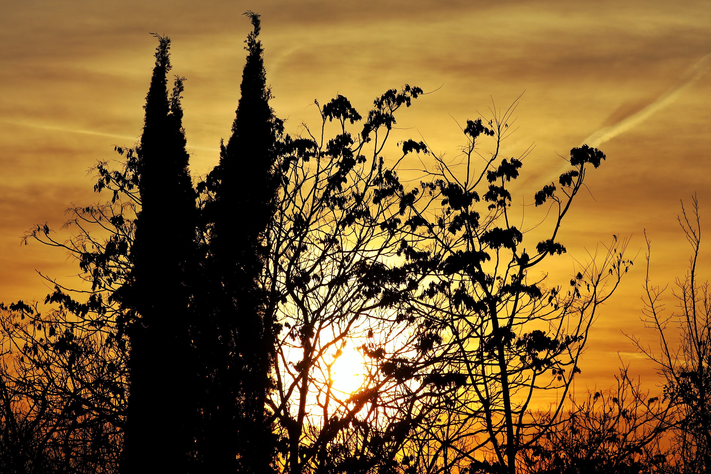 Il tramonto dal Castello Bonoris