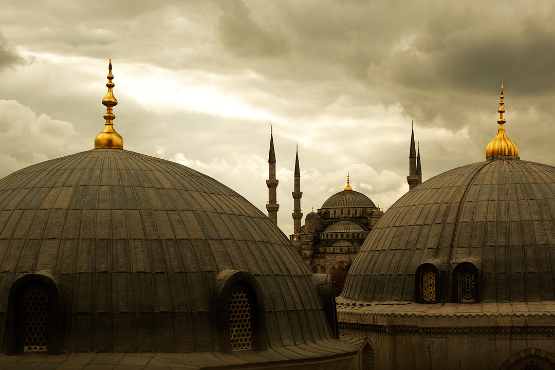Moschea Blu vista da Santa Sofia