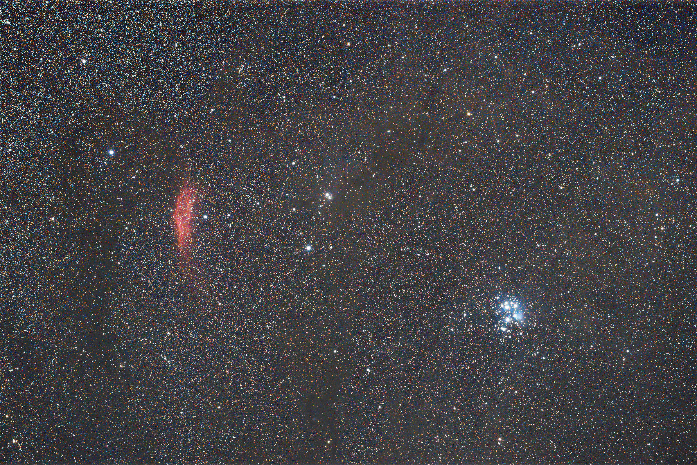 Pleiades and California