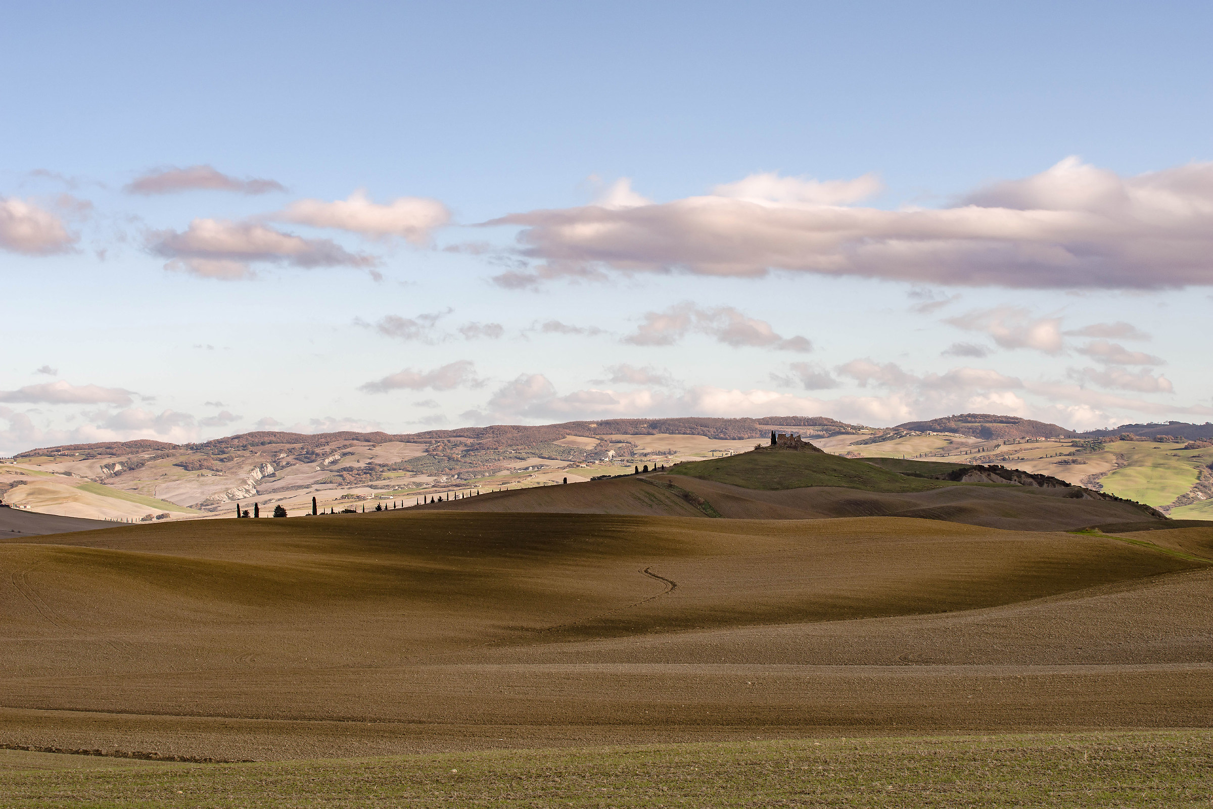 Hills in Val d'Orcia